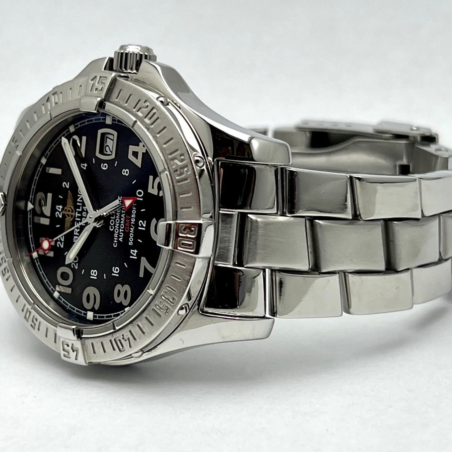Breitling Colt GMT A32350 (2005) - Black dial 41 mm Steel case (5/10)