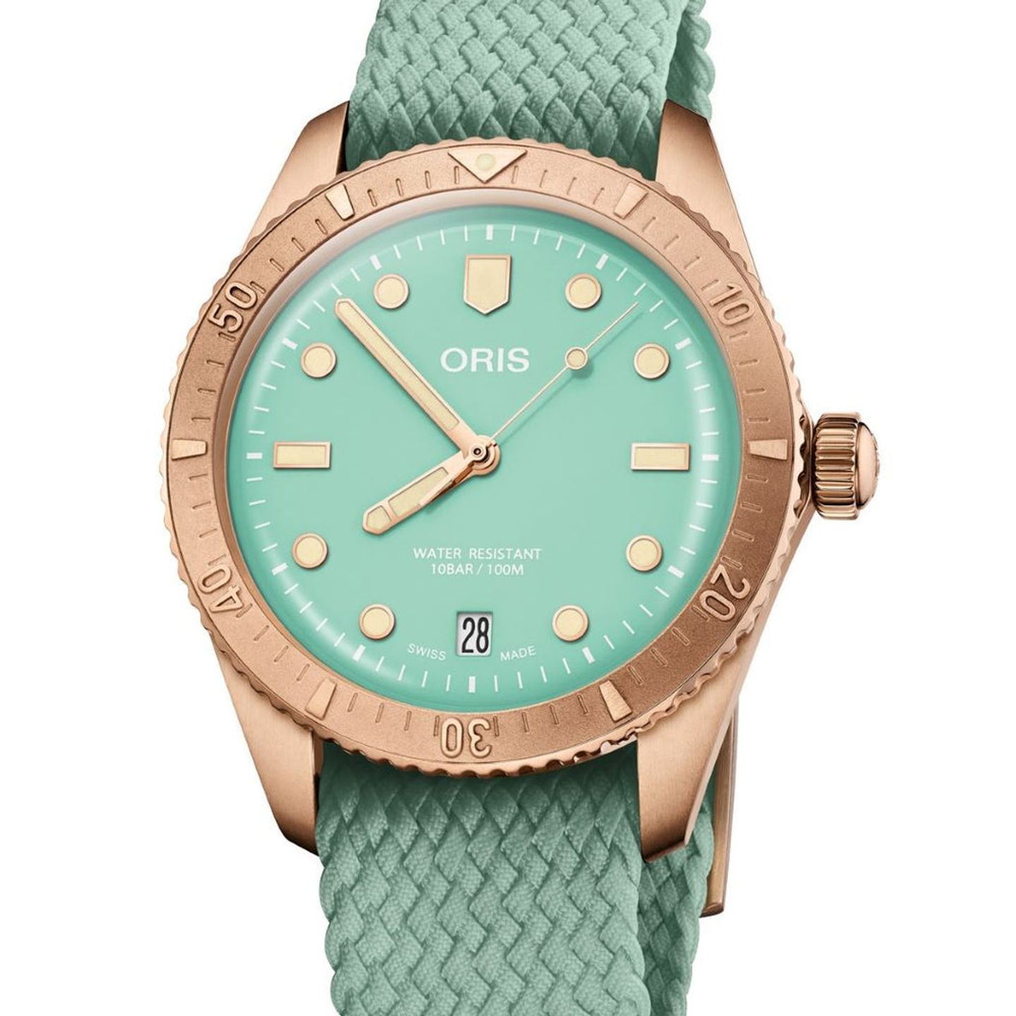 Oris Divers Sixty Five 01 733 7771 3157-07 3 19 03BRS (2025) - Groen wijzerplaat 38mm Brons (1/1)