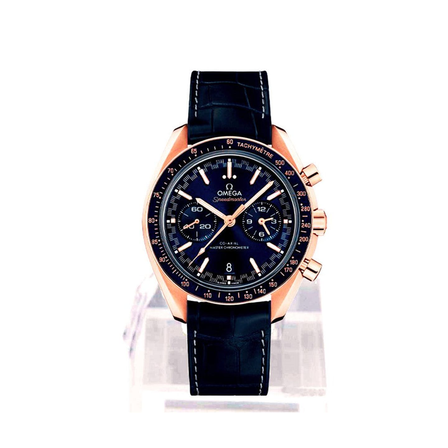 Omega Speedmaster Racing 329.53.44.51.03.001 (2025) - Blue dial 44 mm Rose Gold case (1/1)