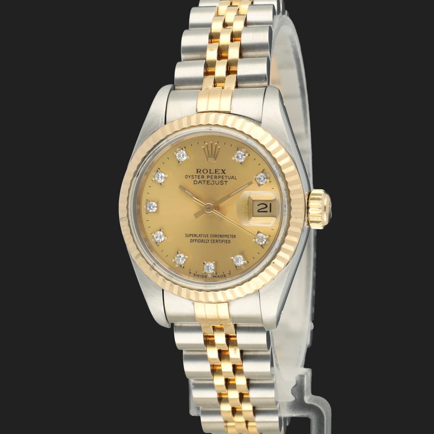 Rolex Lady-Datejust 69173 (1993) - 26mm Goud/Staal (1/8)