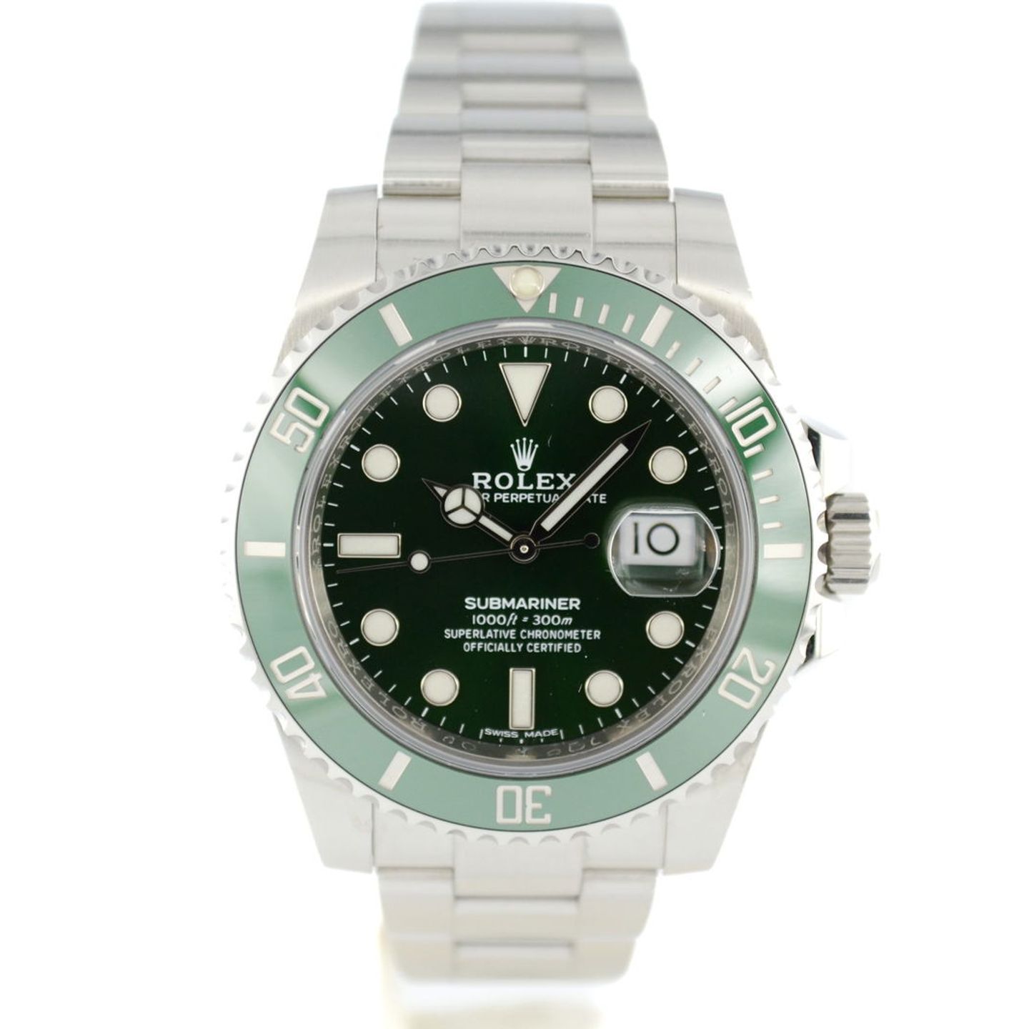 Rolex Submariner Date 116610LV (2020) - Green dial 40 mm Steel case (1/7)