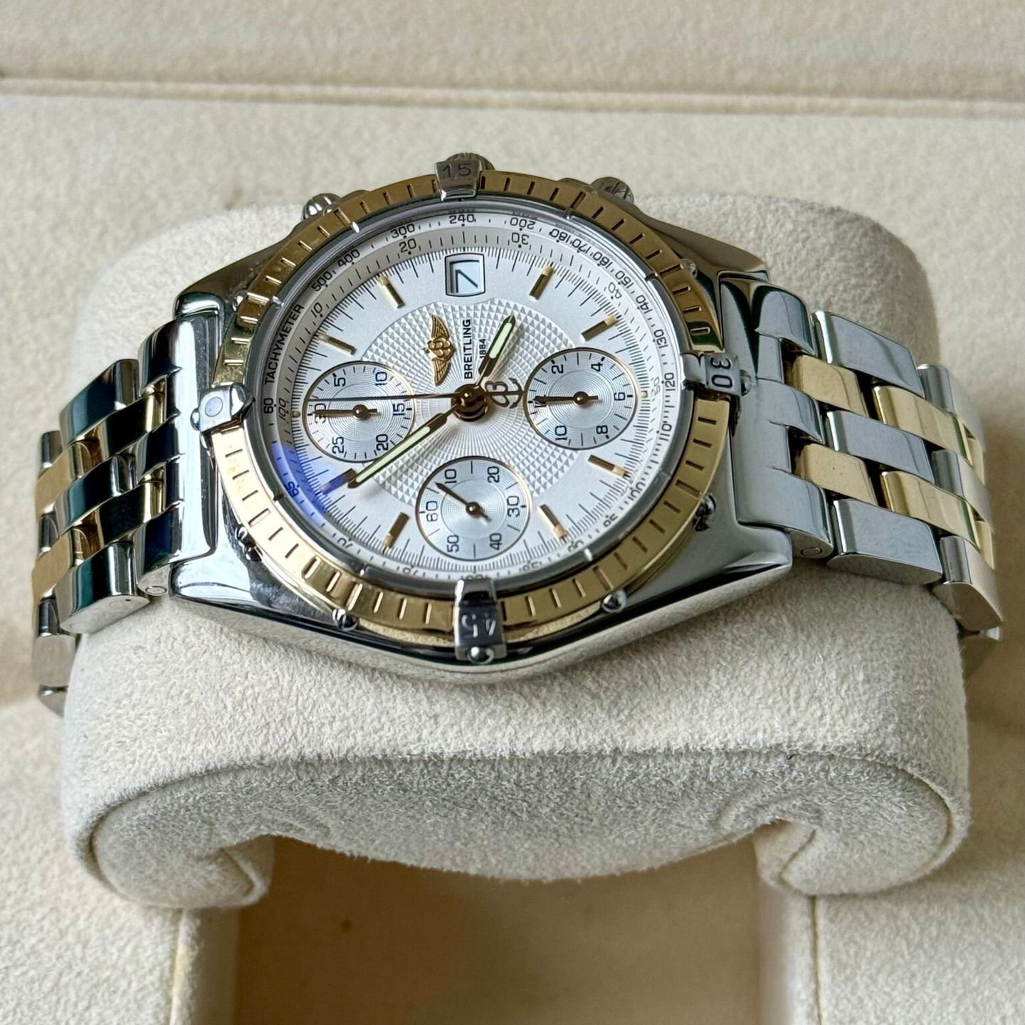 Breitling Chronomat D13050 (1996) - Pearl dial Unknown Steel case (5/7)