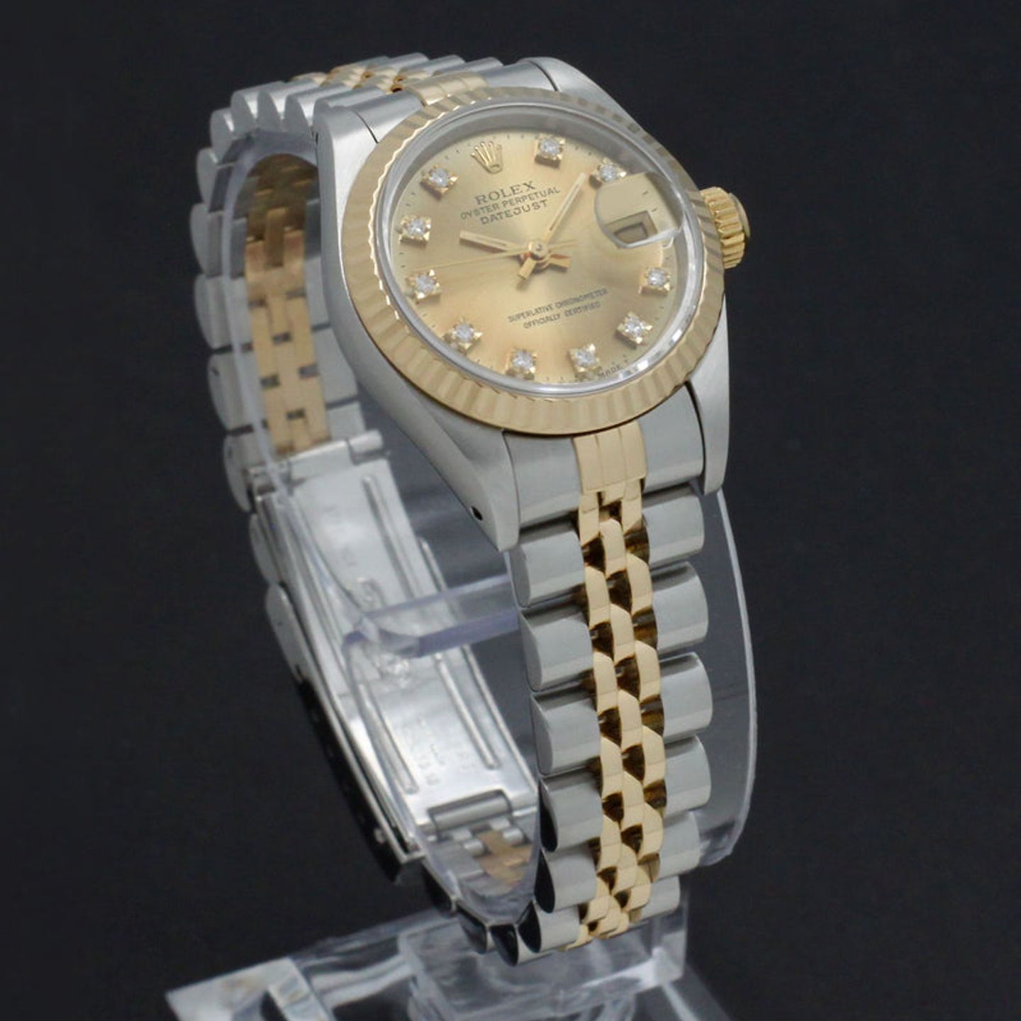 Rolex Lady-Datejust 69173 (1992) - Goud wijzerplaat 26mm Goud/Staal (4/7)