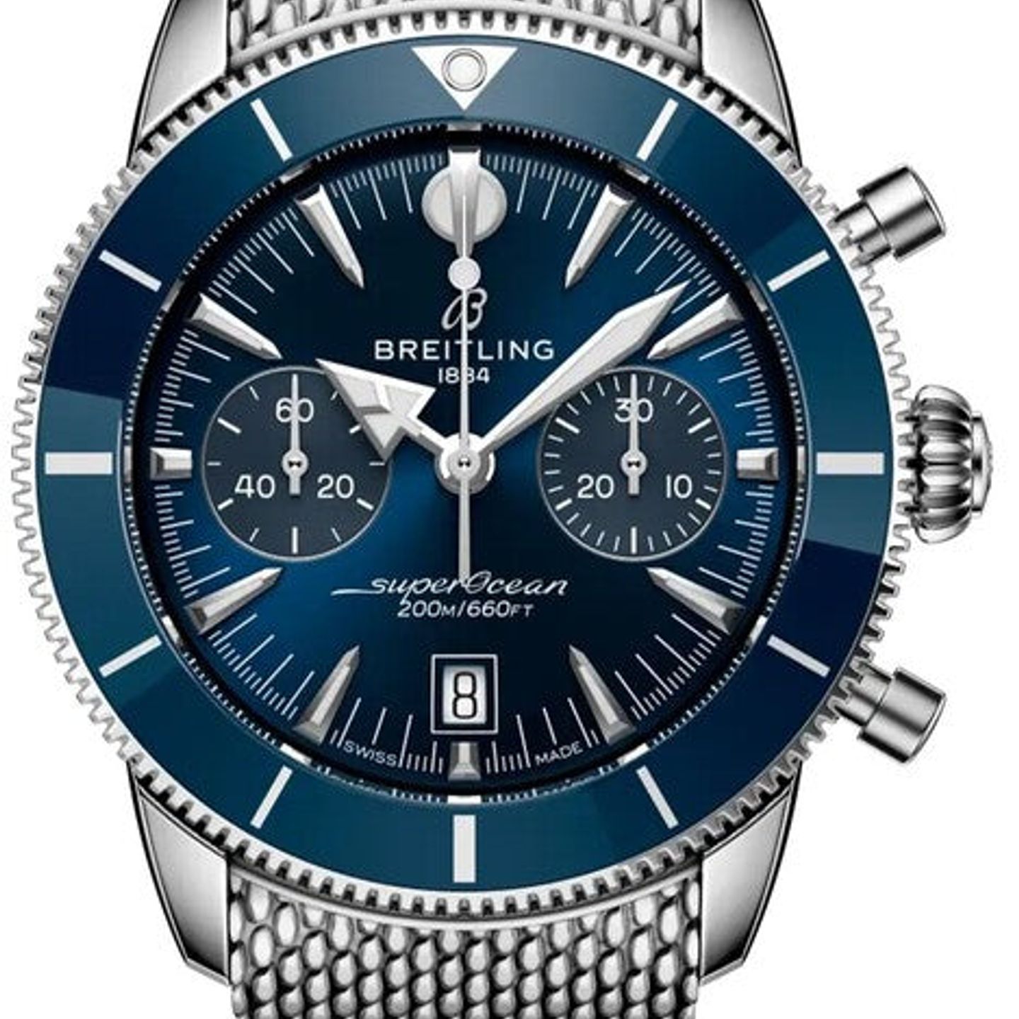 Breitling Superocean Heritage AB0156161C1A1 (2026) - Blue dial 42 mm Steel case (1/1)