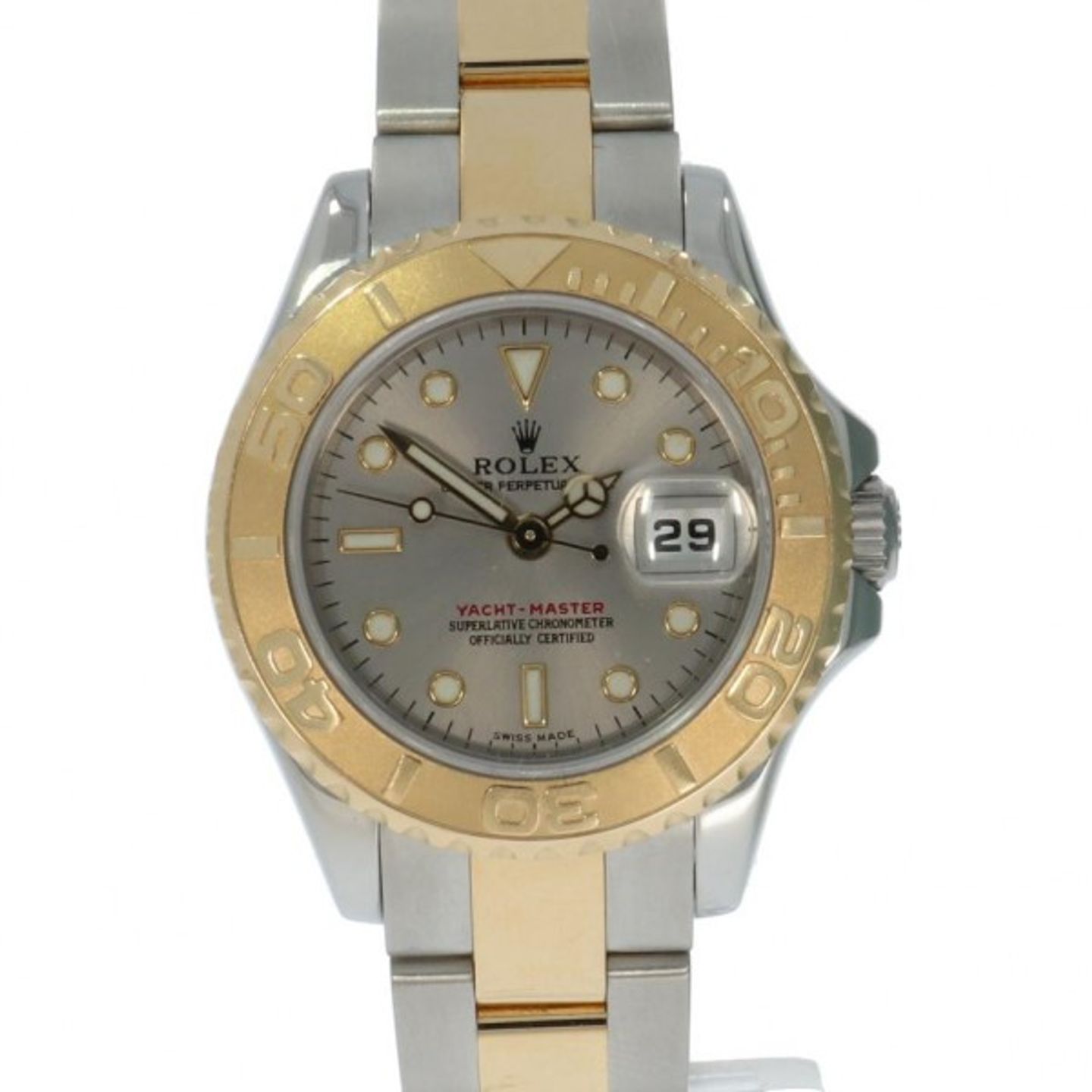 Rolex Yacht-Master 169623 (2009) - Grijs wijzerplaat 29mm Goud/Staal (1/5)