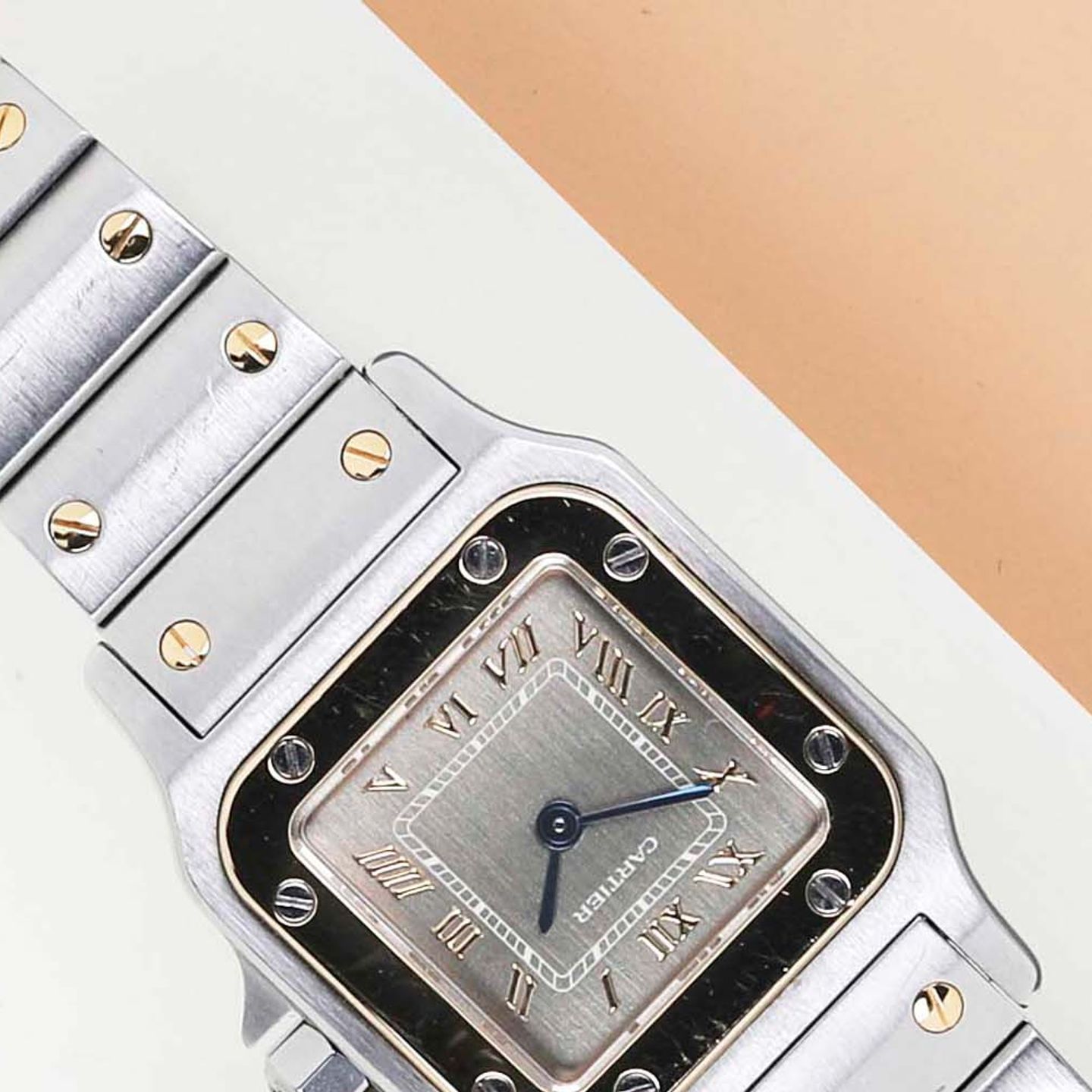 Cartier Santos Galbée 1567 (1998) - 24 mm Gold/Steel case (4/8)