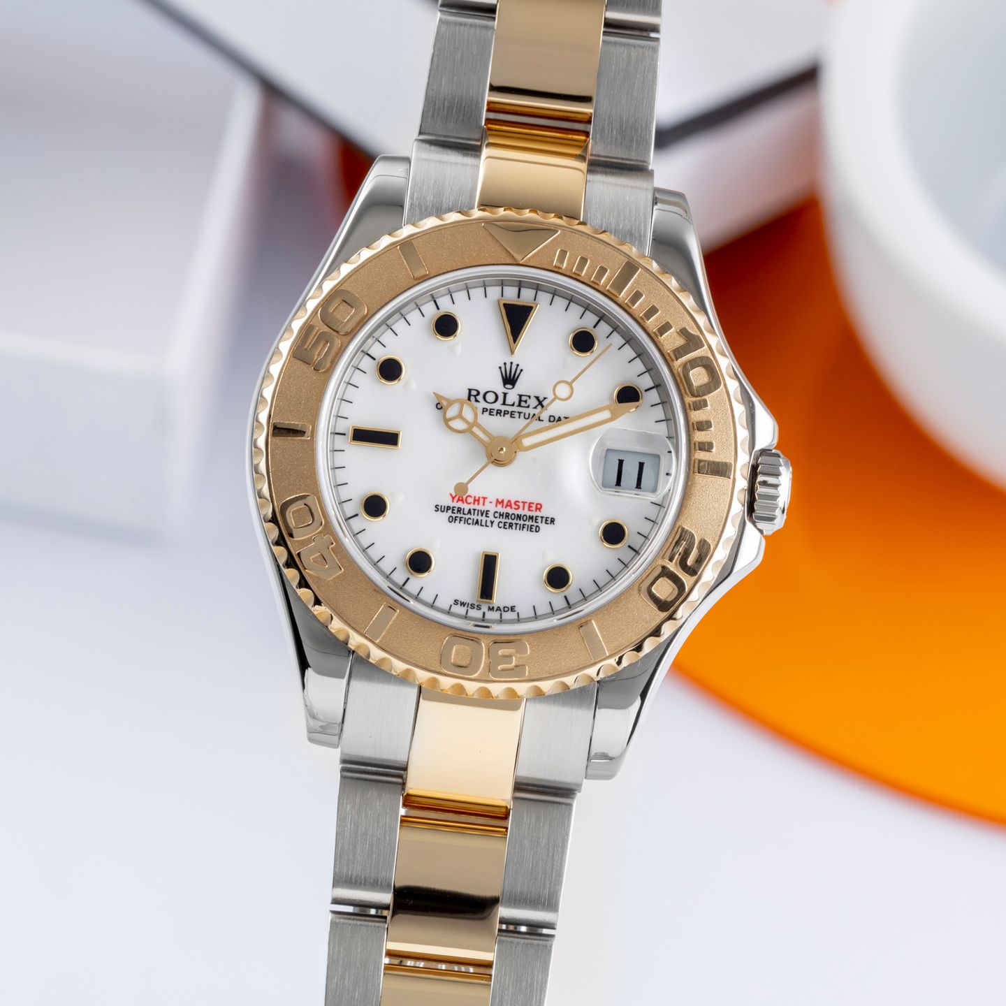 Rolex Yacht-Master 168623 (2005) - 35 mm Gold/Steel case (3/8)