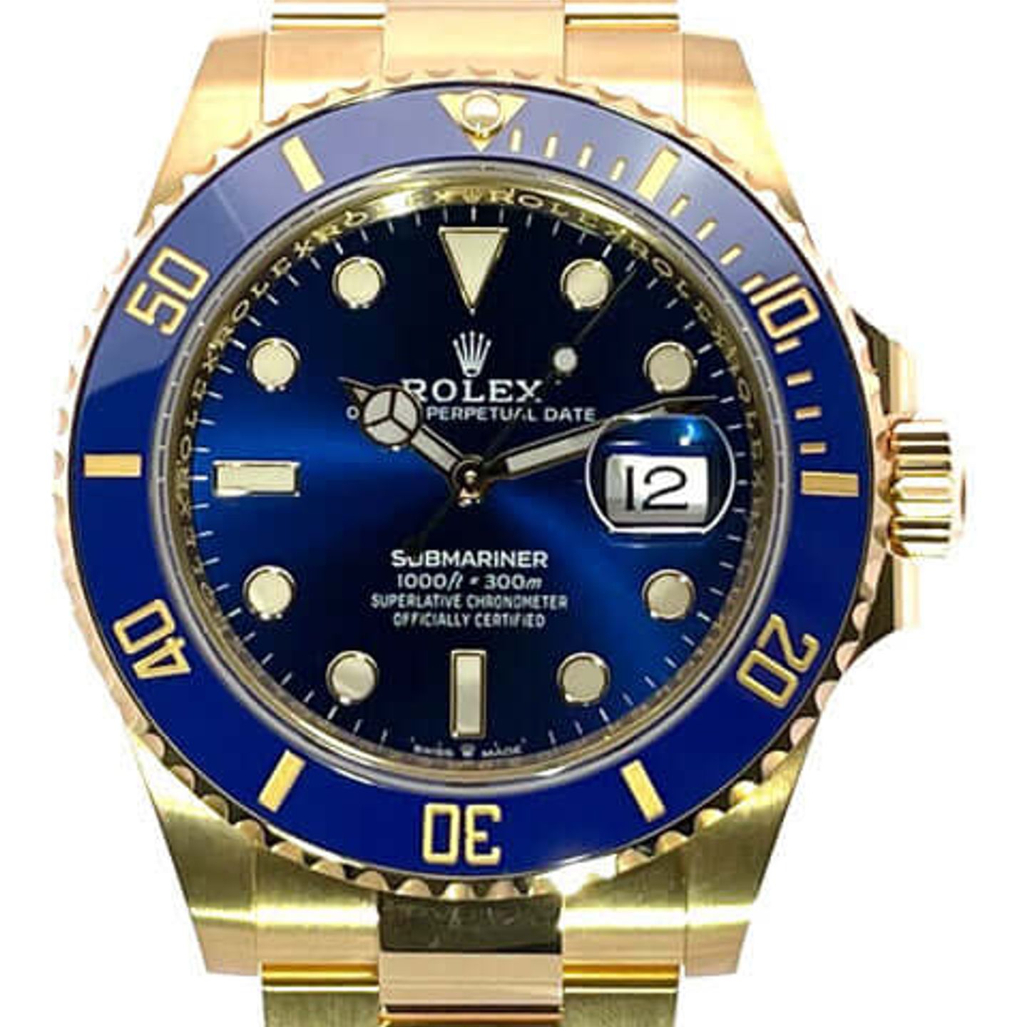 Rolex Submariner Date 126618LB (2023) - Blue dial 41 mm Yellow Gold case (1/8)