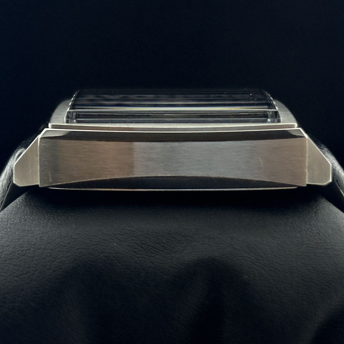 TAG Heuer Monaco Calibre 12 CAW2114.FT6021 (2017) - Zwart wijzerplaat 39mm Staal (4/8)