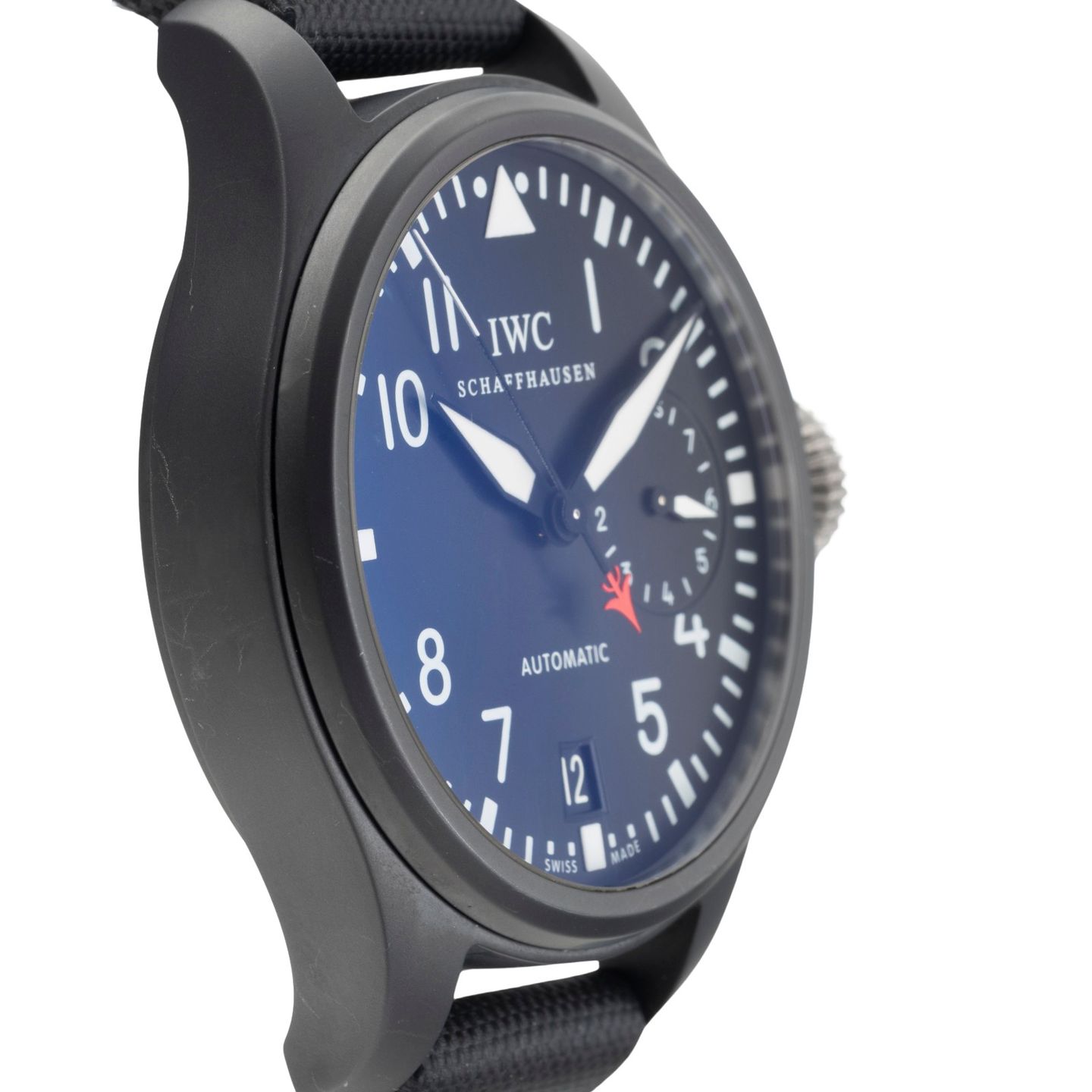 IWC Big Pilot Top Gun IW501901 (Onbekend (willekeurig serienummer)) - Zwart wijzerplaat 48mm Keramiek (7/8)