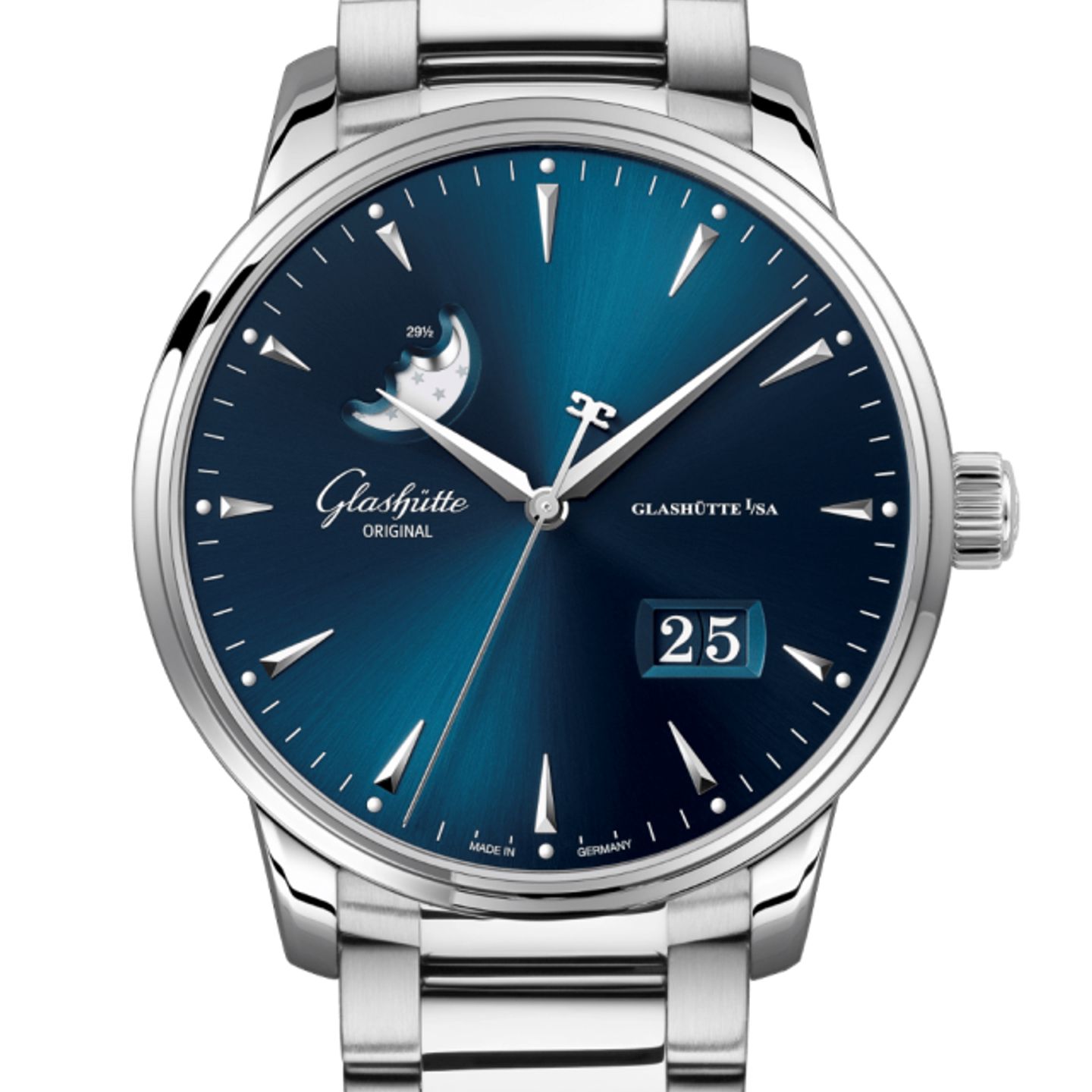 Glashütte Original Senator Excellence 1-36-04-04-02-71 (2024) - Blue dial 42 mm Steel case (2/2)