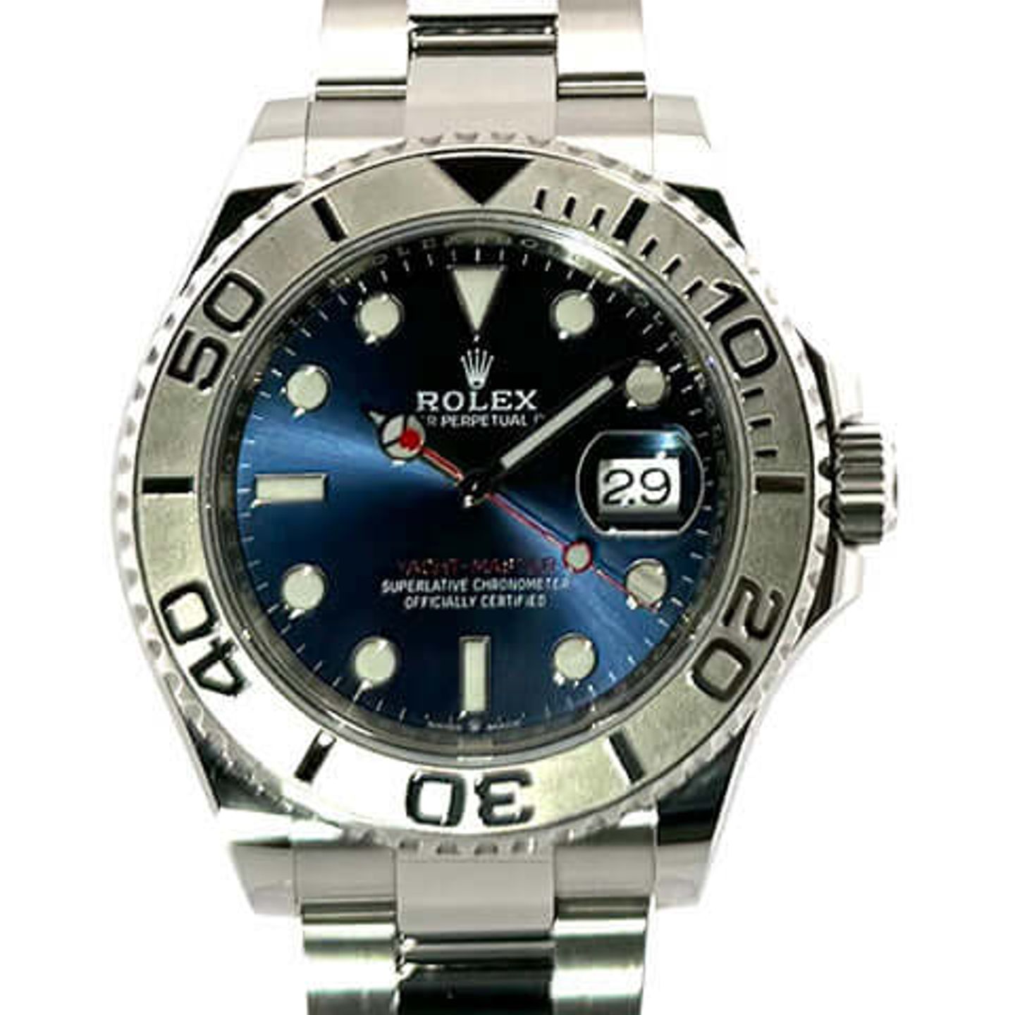 Rolex Yacht-Master 40 126622 (2021) - Blauw wijzerplaat 40mm Staal (1/8)