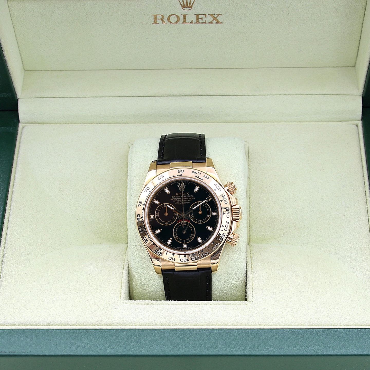 Rolex Daytona 116518 (Onbekend (willekeurig serienummer)) - 40mm Geelgoud (2/8)