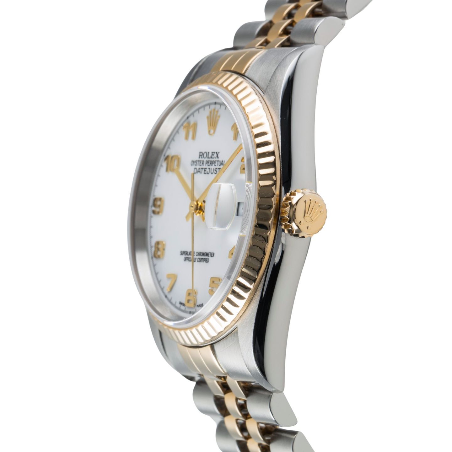 Rolex Datejust 36 16233 (2001) - 36mm Goud/Staal (6/8)