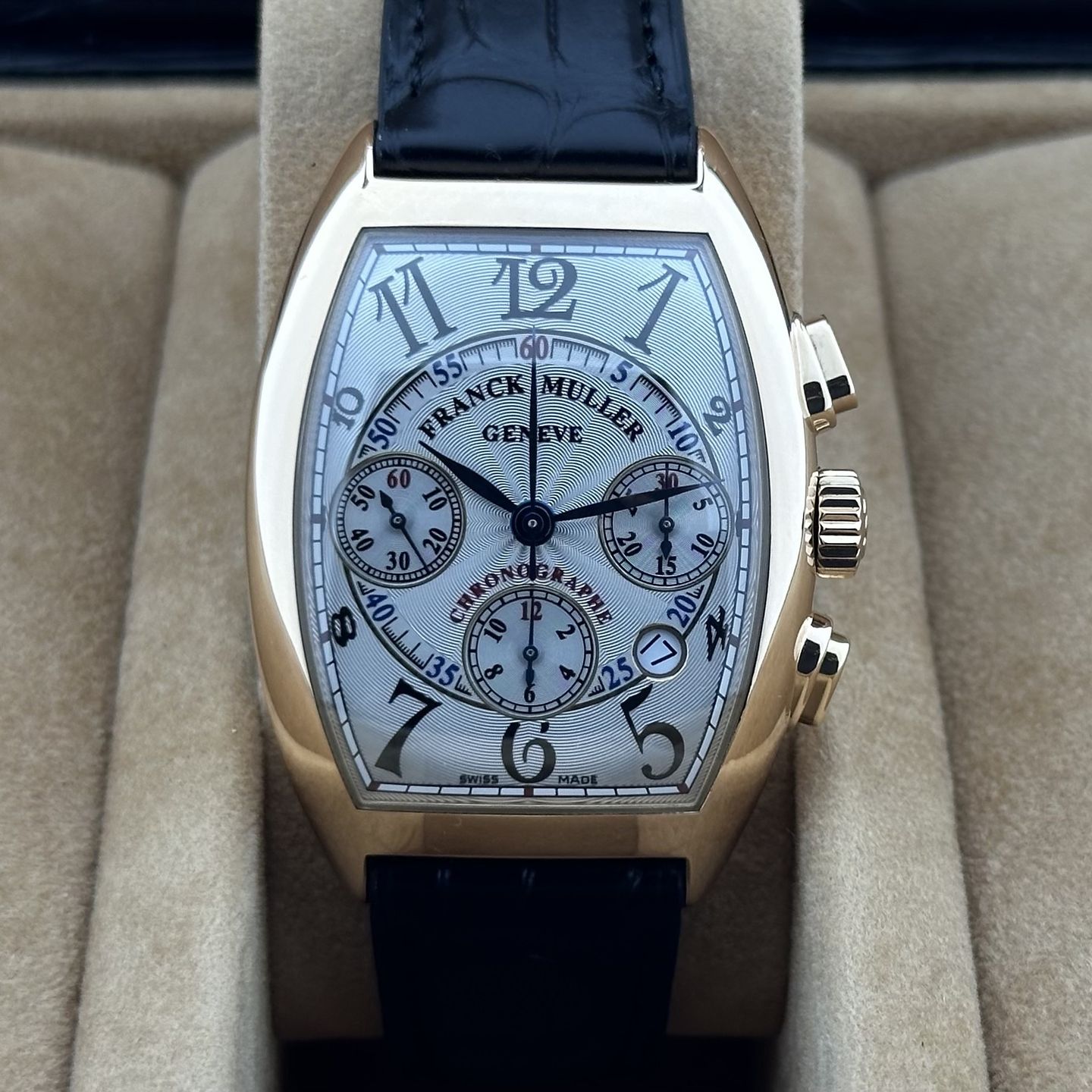 Franck Muller Cintrée Curvex 7880 CC AT (Unknown (random serial)) - 36 mm Steel case (1/8)