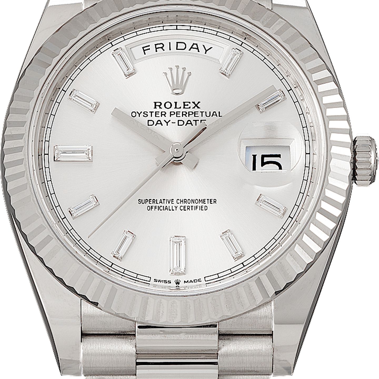 Rolex Day-Date 40 228239 (2025) - 40 mm White Gold case (2/5)