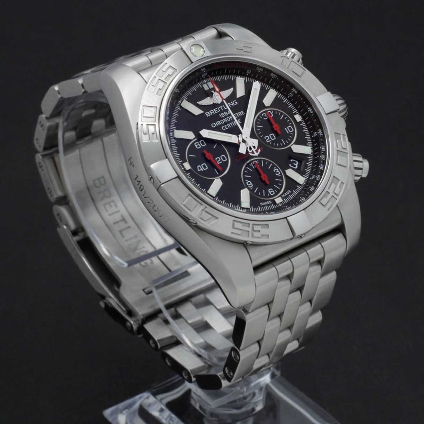 Breitling Chronomat AB0111 (2011) - Black dial 44 mm Steel case (4/7)