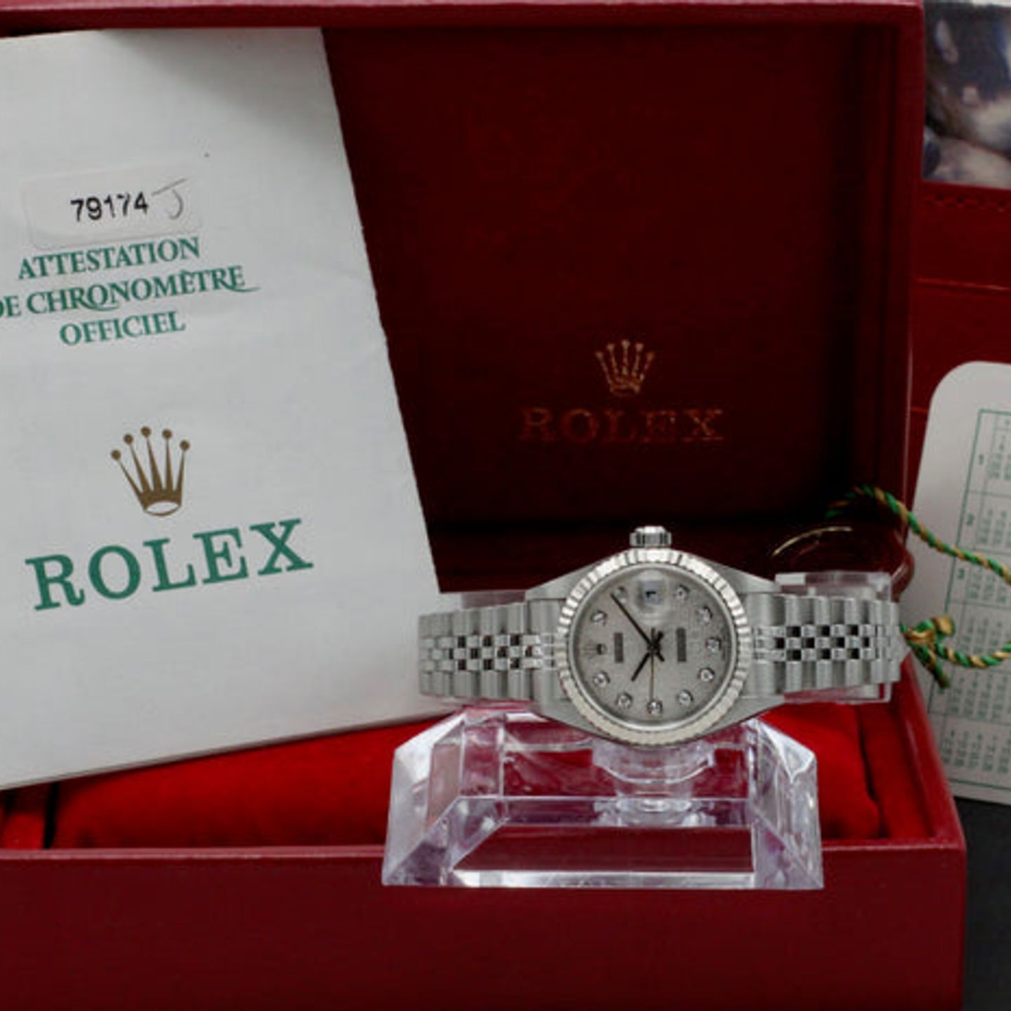 Rolex Lady-Datejust 79174 (2001) - Silver dial 26 mm Steel case (3/7)