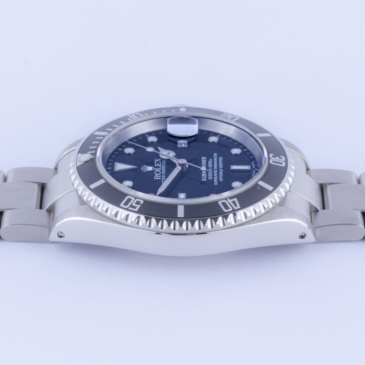 Rolex Submariner Date 16610 (2000) - Black dial 40 mm Steel case (6/8)