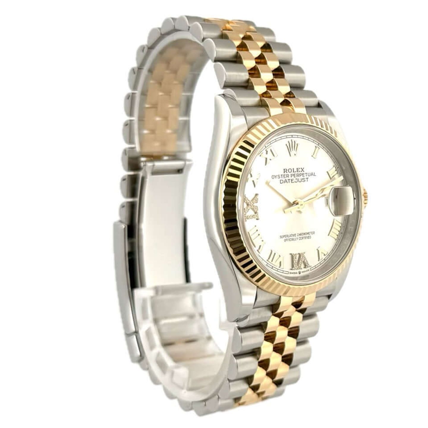 Rolex Datejust 36 126233 (2020) - Zilver wijzerplaat 36mm Staal (3/7)