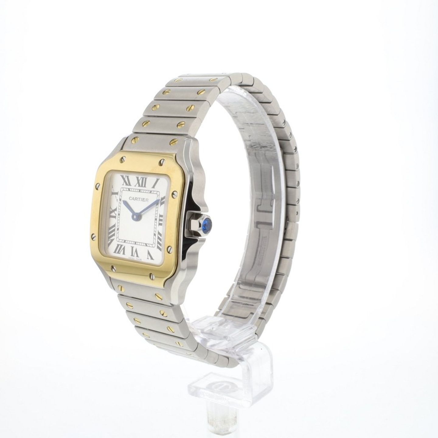 Cartier Santos Dumont W2SA0033 (2025) - Silver dial 27 mm Steel case (2/6)