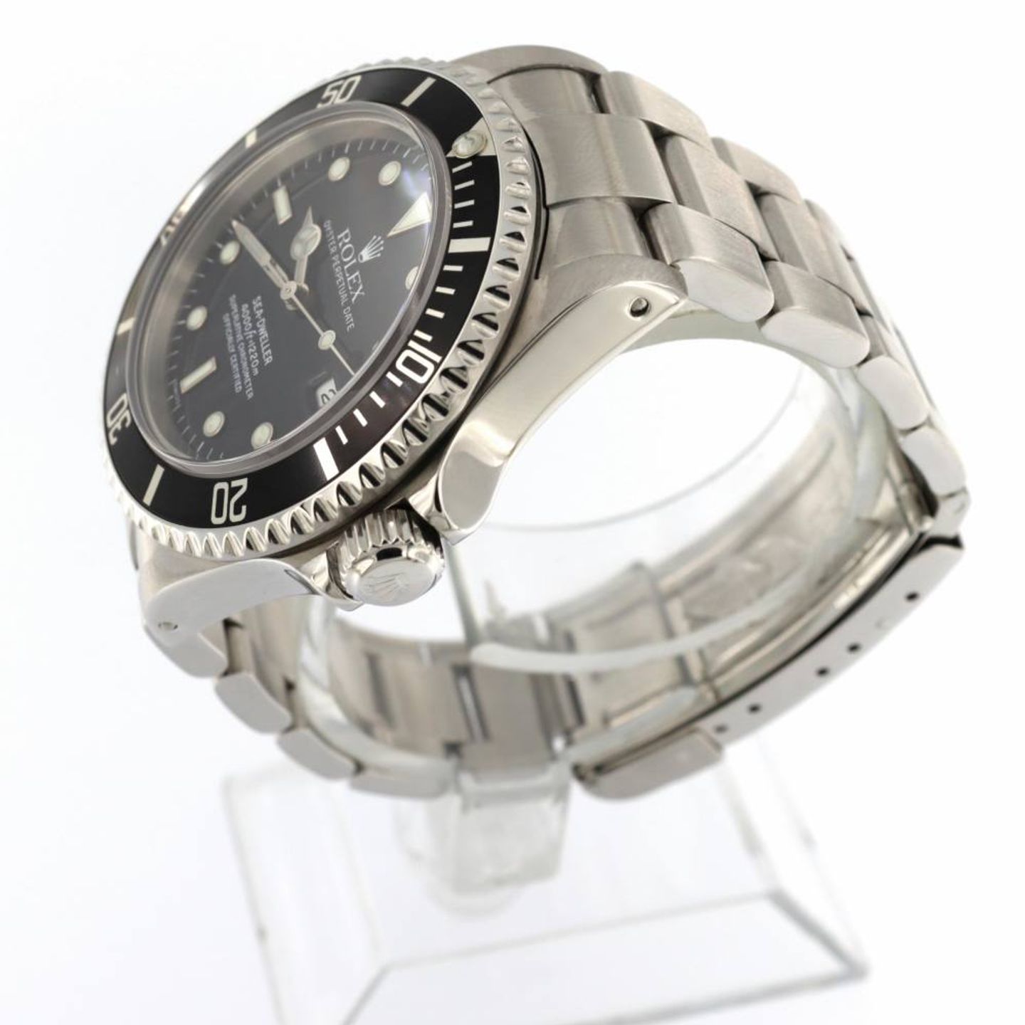 Rolex Sea-Dweller 4000 16600 (1999) - Zwart wijzerplaat 40mm Staal (2/6)