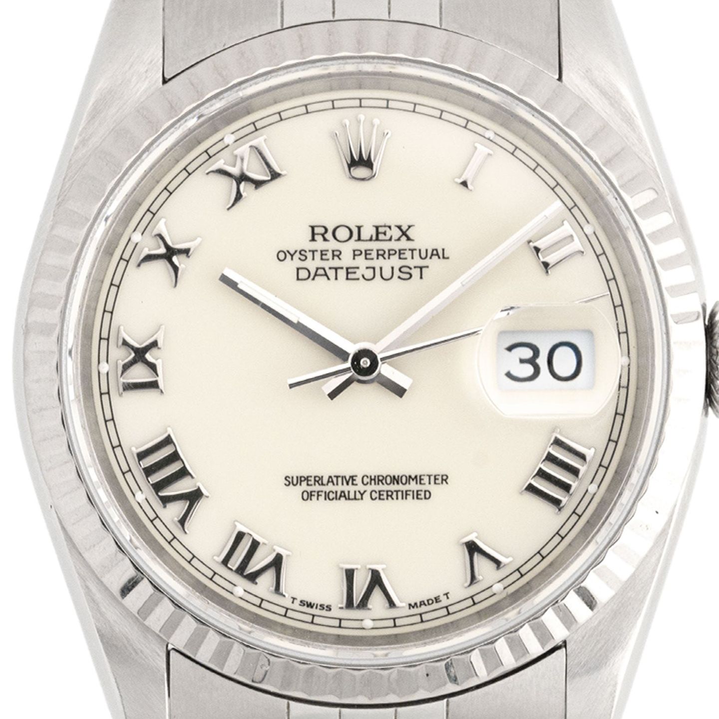 Rolex Datejust 36 16234 (1992) - Wit wijzerplaat 36mm Staal (2/5)