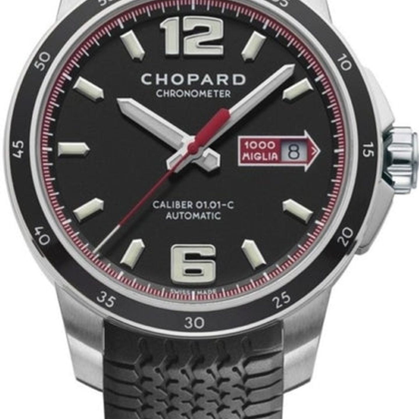 Chopard Mille Miglia 168565-3001 (2026) - Zwart wijzerplaat 43mm Staal (2/2)
