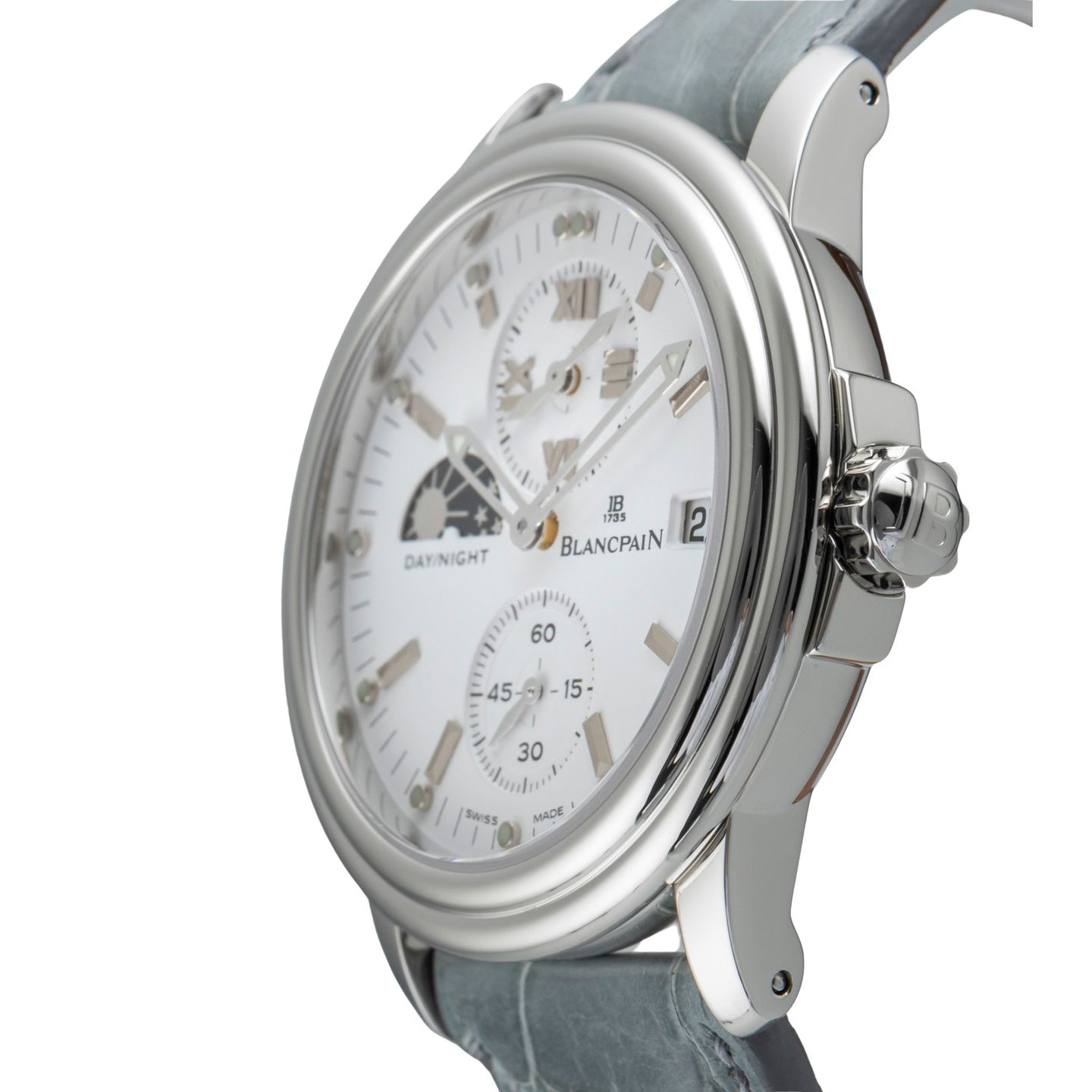 Blancpain Léman 2160-1127-53 (2005) - White dial 39 mm Steel case (6/8)