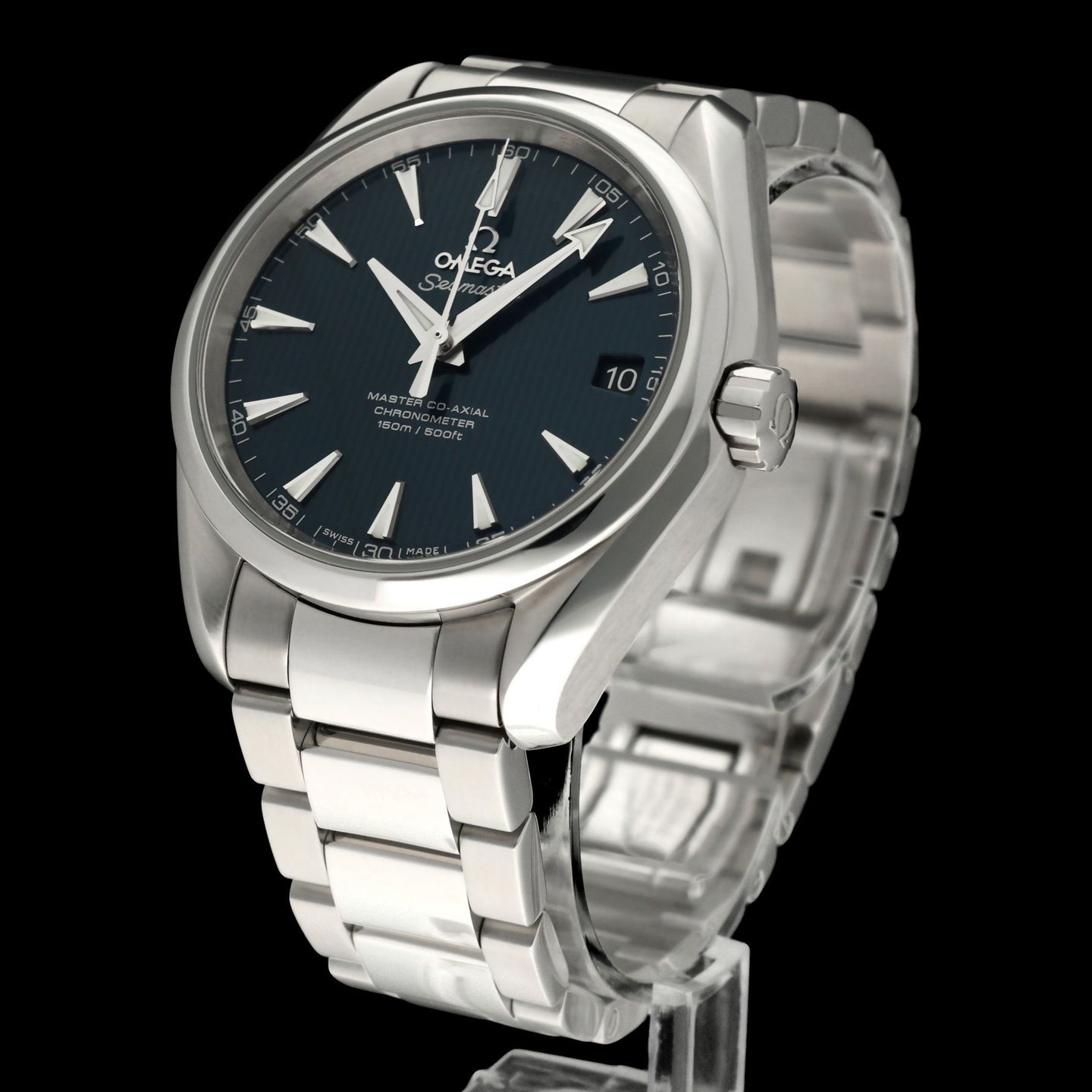 Omega Seamaster Aqua Terra 231.10.39.21.03.002 (2016) - Blue dial 39 mm Steel case (5/8)