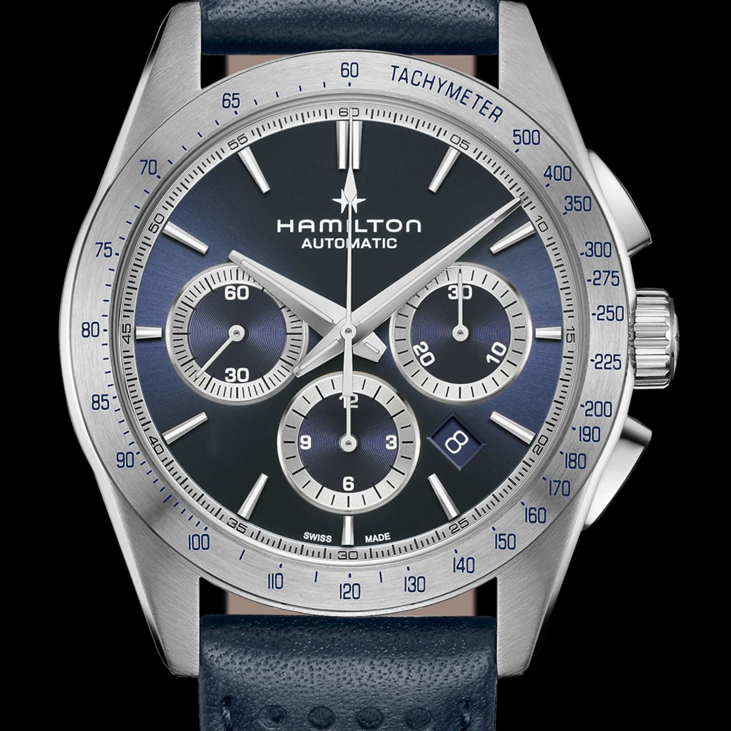 Hamilton Jazzmaster H36616640 (2024) - Blauw wijzerplaat 42mm Staal (1/5)