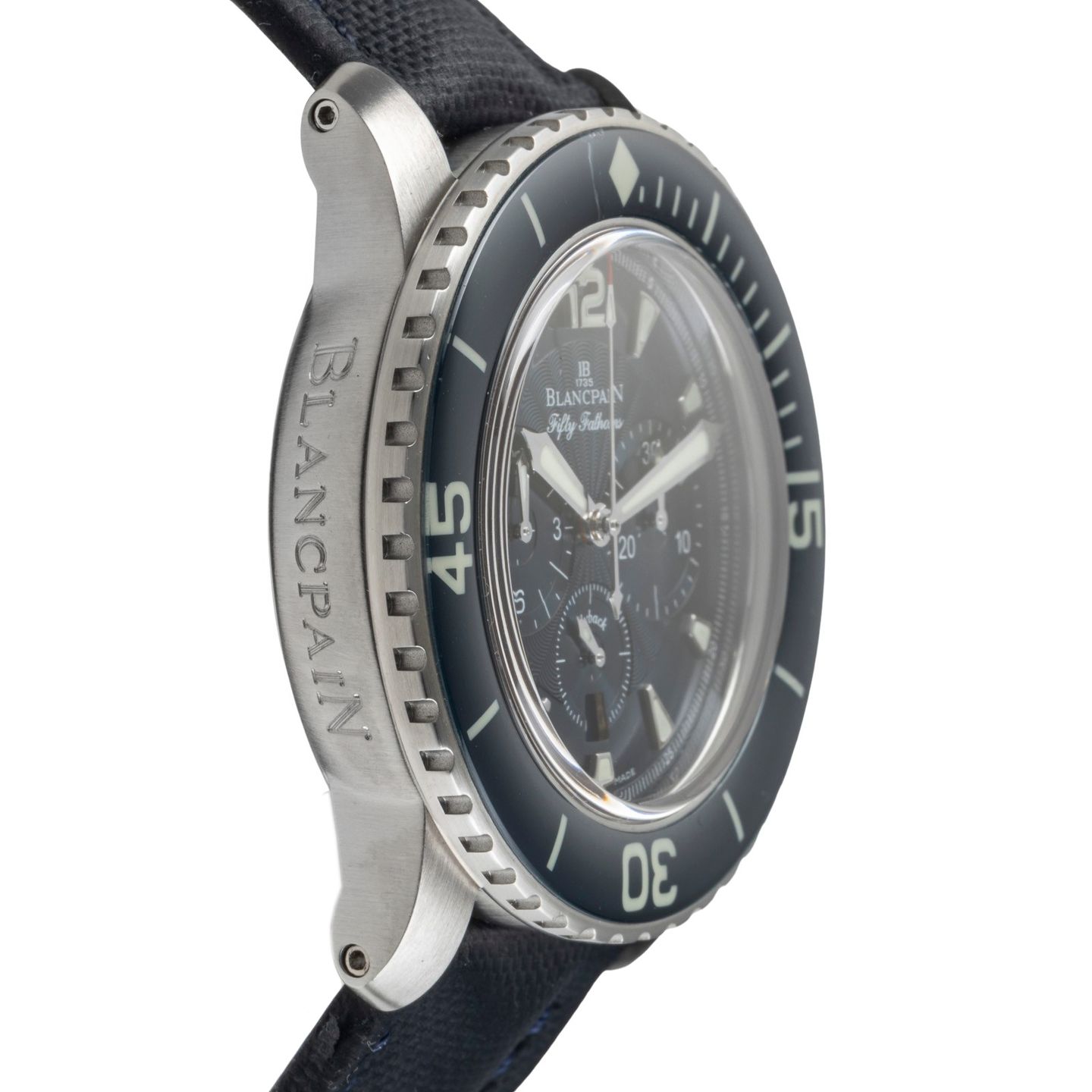 Blancpain Fifty Fathoms 5085FB-1140-52B (Onbekend (willekeurig serienummer)) - Blauw wijzerplaat 46mm Staal (7/8)