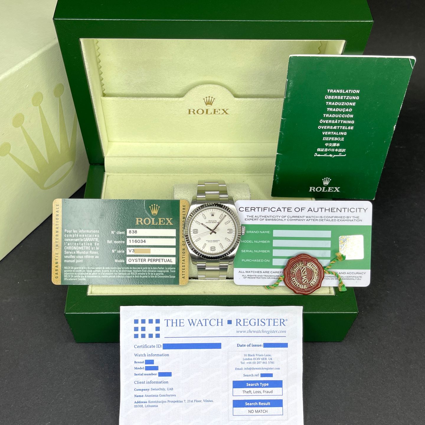 Rolex Oyster Perpetual 36 116034 - (3/8)
