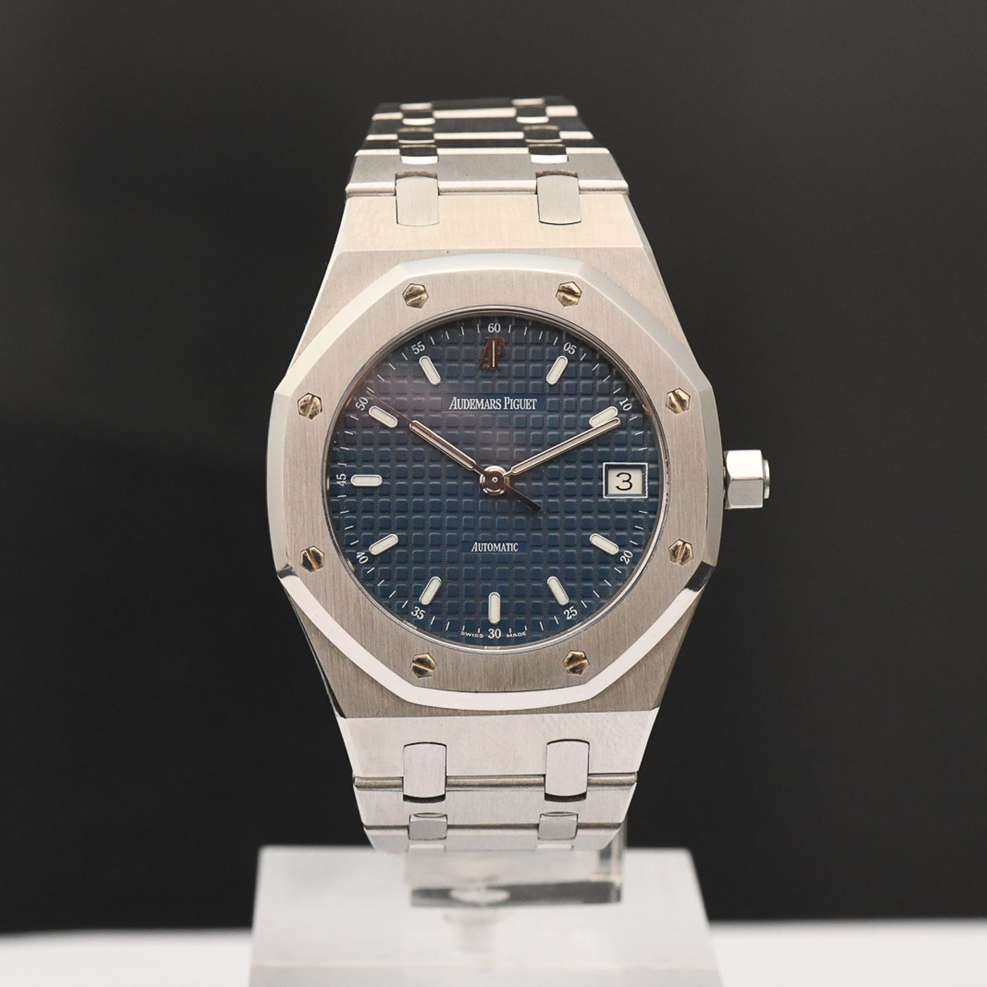 Audemars Piguet Royal Oak 14790ST.OO.0789ST.08 (2004) - Blue dial 36 mm Steel case (5/8)