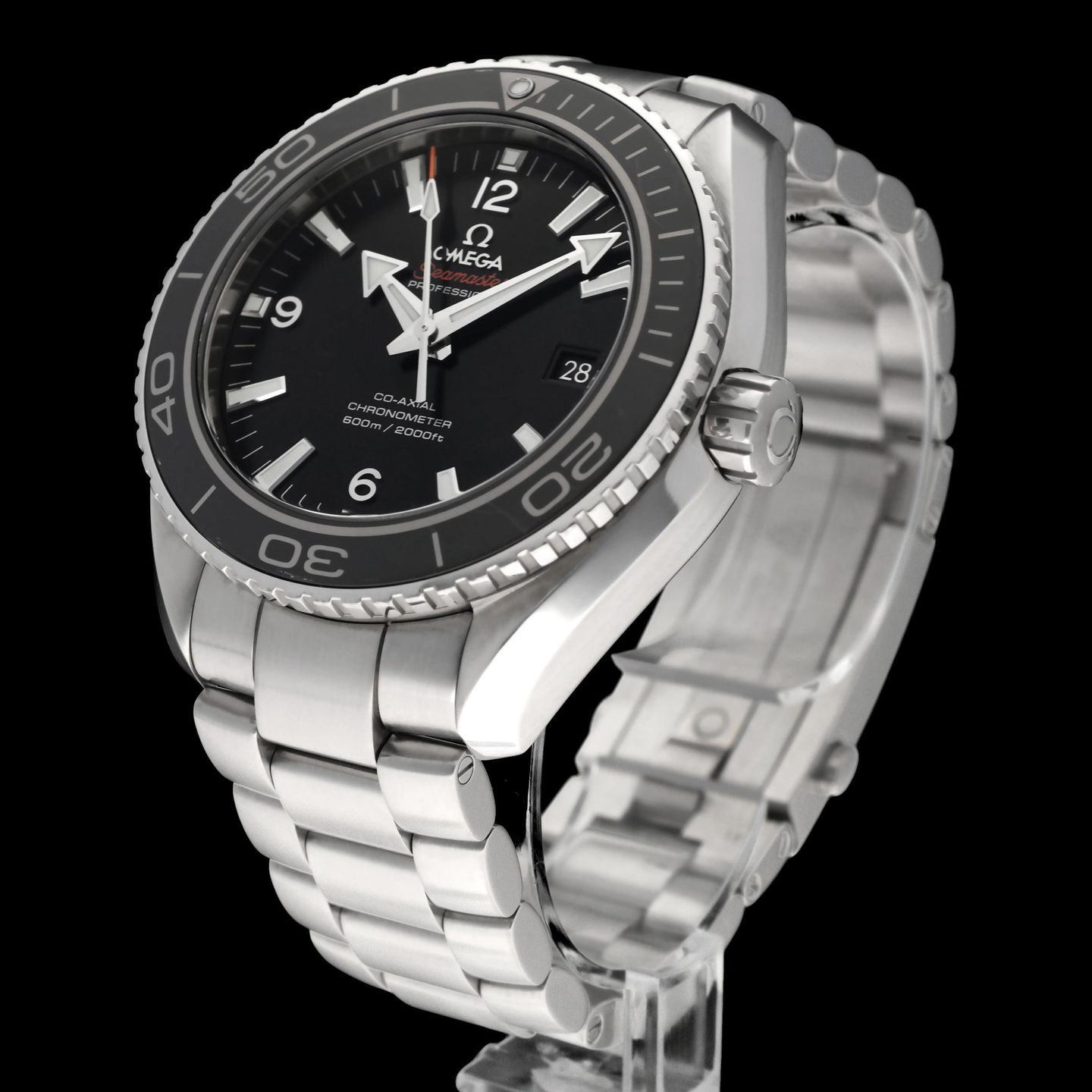 Omega Seamaster Planet Ocean 232.30.46.21.01.001 (2015) - Black dial 46 mm Steel case (5/8)
