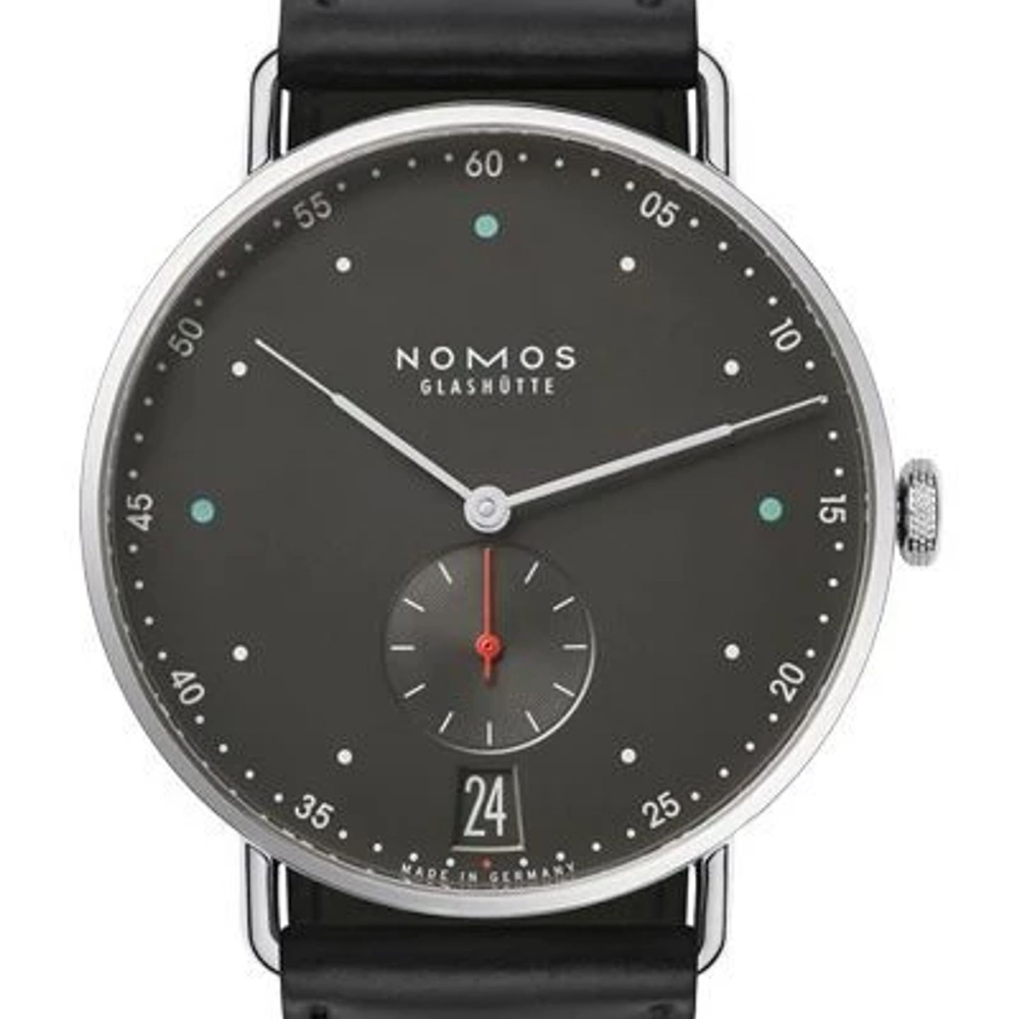 NOMOS Metro 38 Datum 1103 (2024) - Grey dial 39 mm Steel case (1/2)