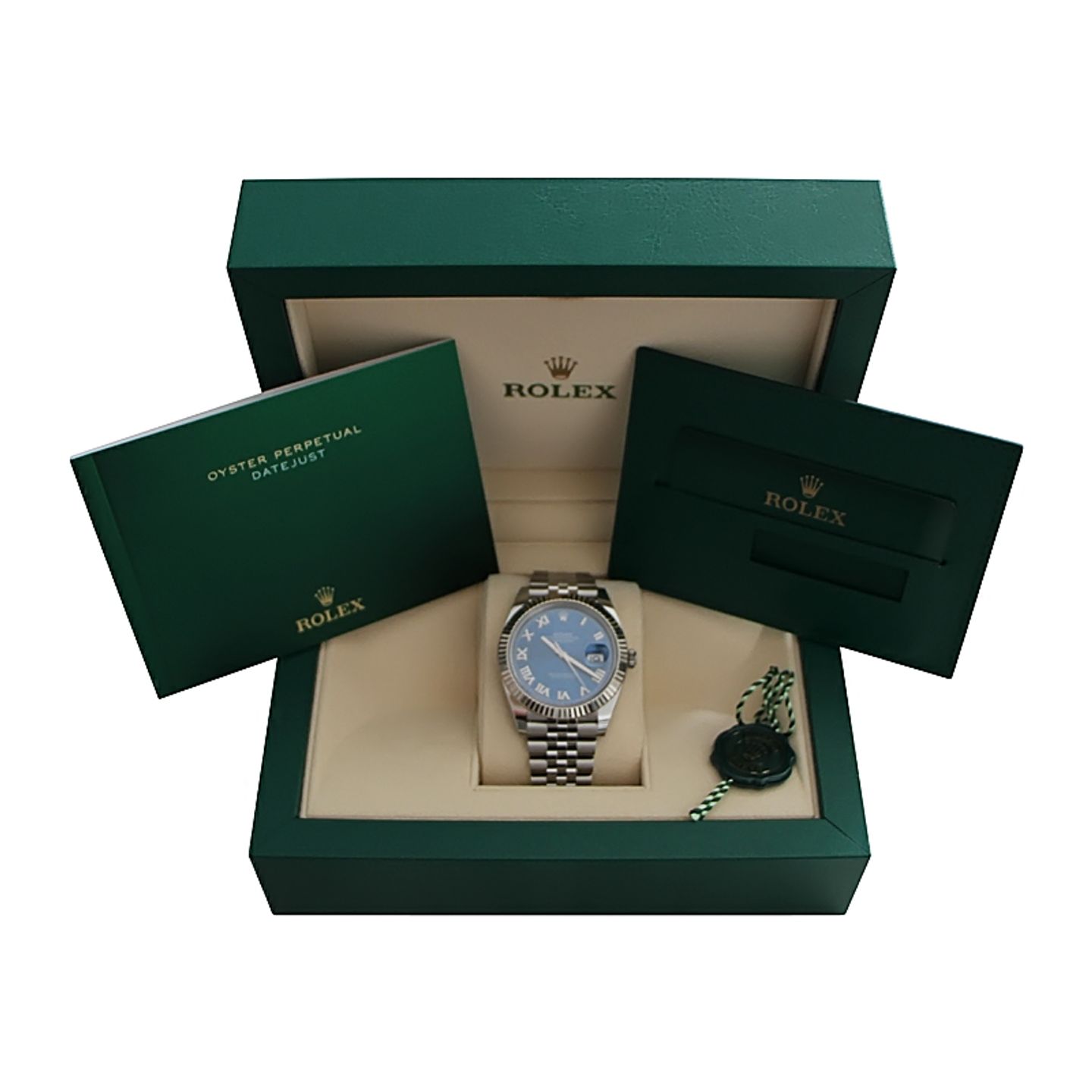 Rolex Datejust 41 126334 (2024) - Blauw wijzerplaat 41mm Staal (4/4)