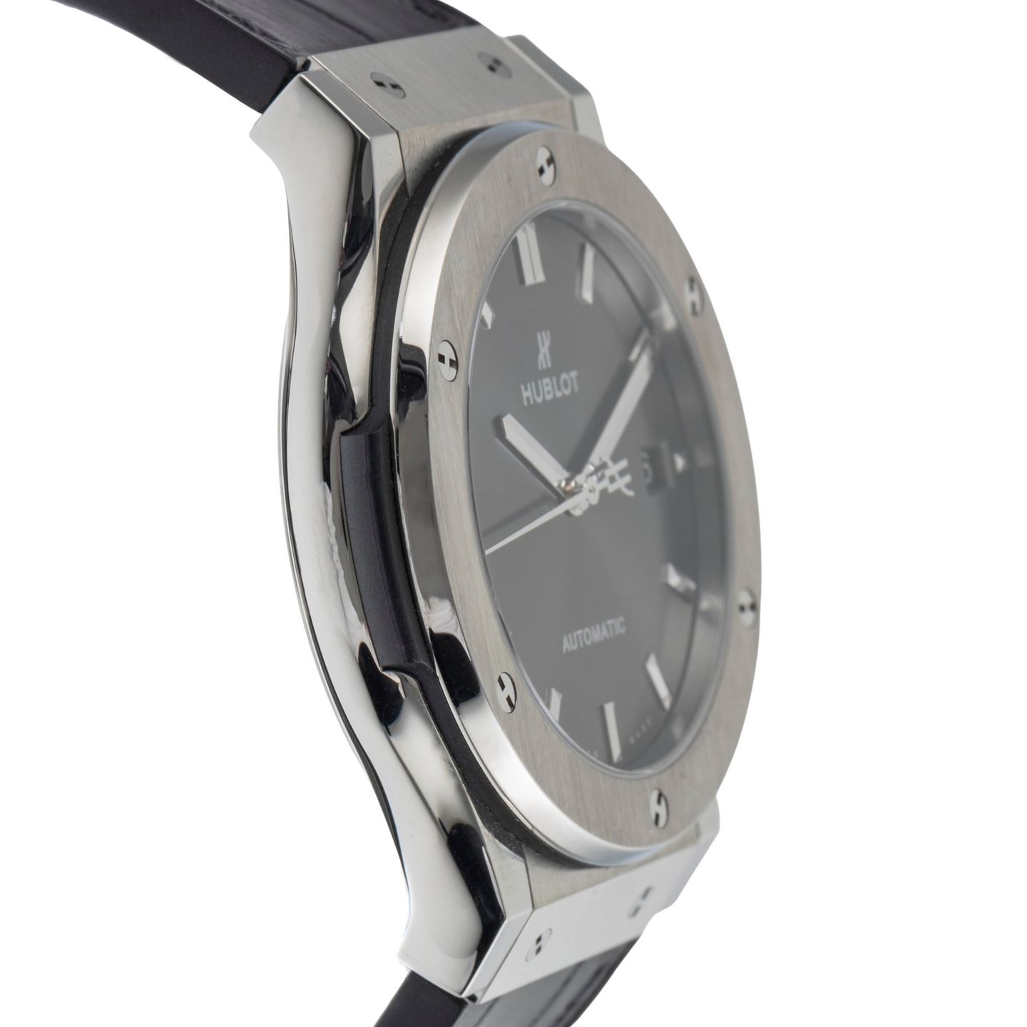 Hublot Classic Fusion 511.NX.1171.LR (Unknown (random serial)) - Black dial 45 mm Titanium case (7/8)