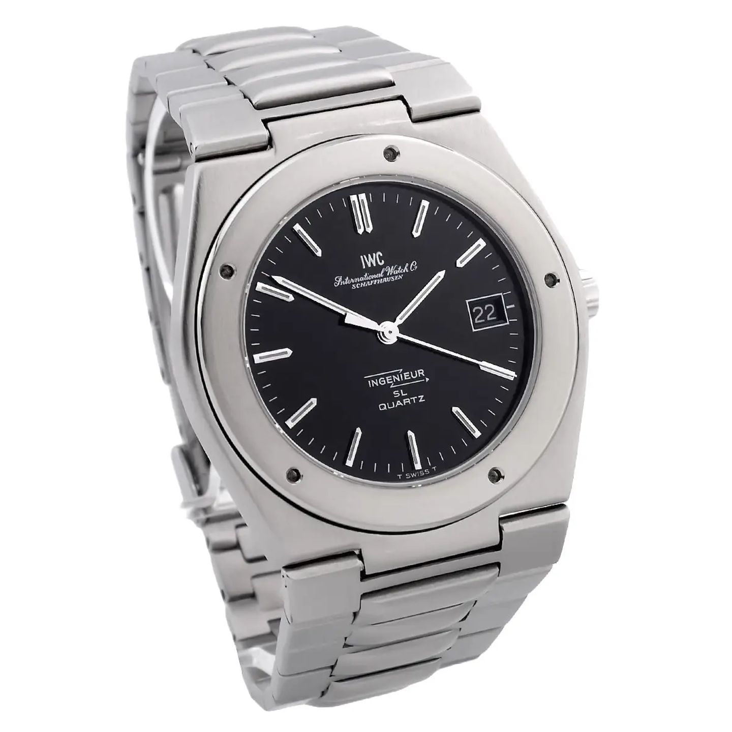 IWC Ingenieur Jumbo IW3303 (1980) - Black dial 40 mm Steel case (7/16)