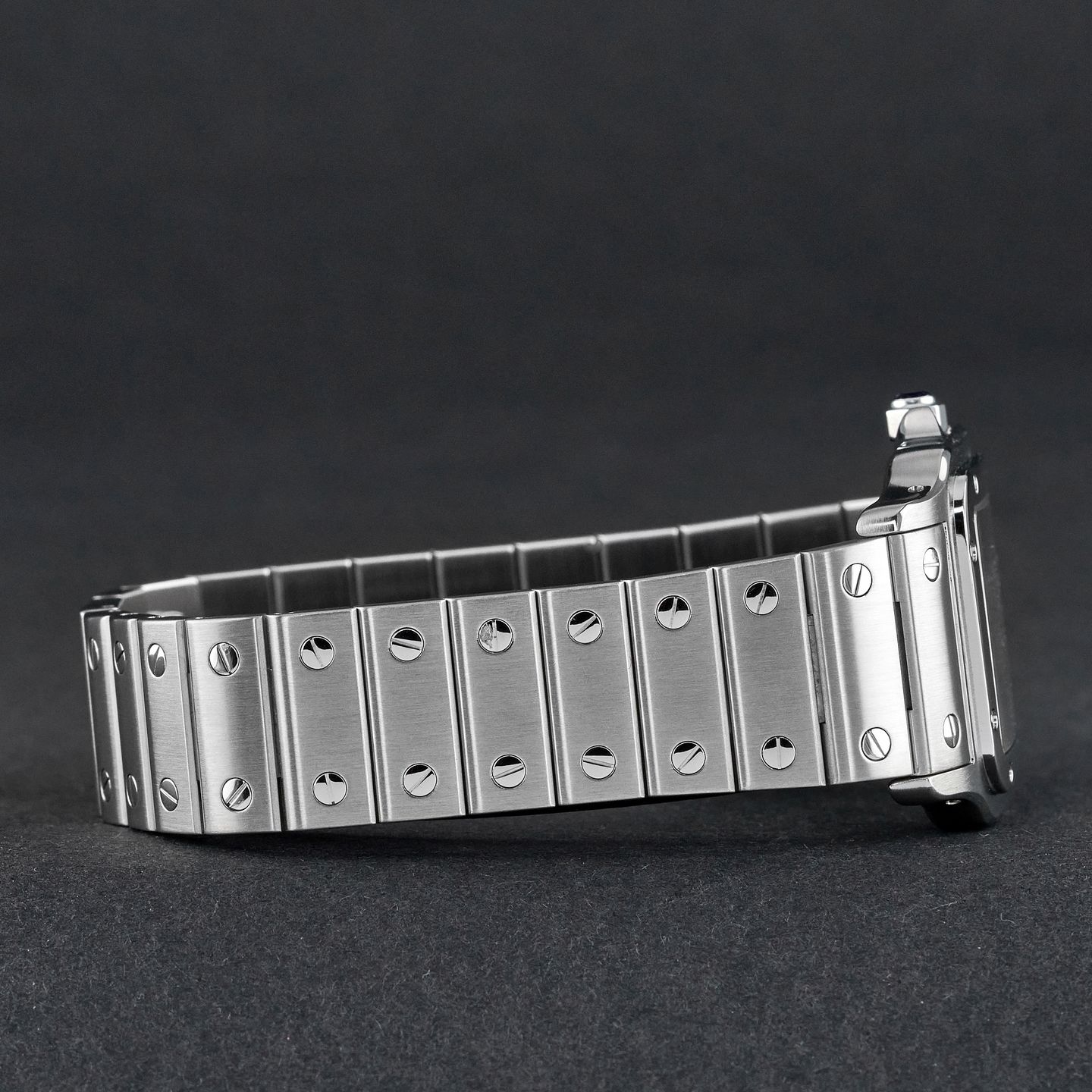 Cartier Santos Galbée 2319 (Unknown (random serial)) - Silver dial 29 mm Steel case (7/8)