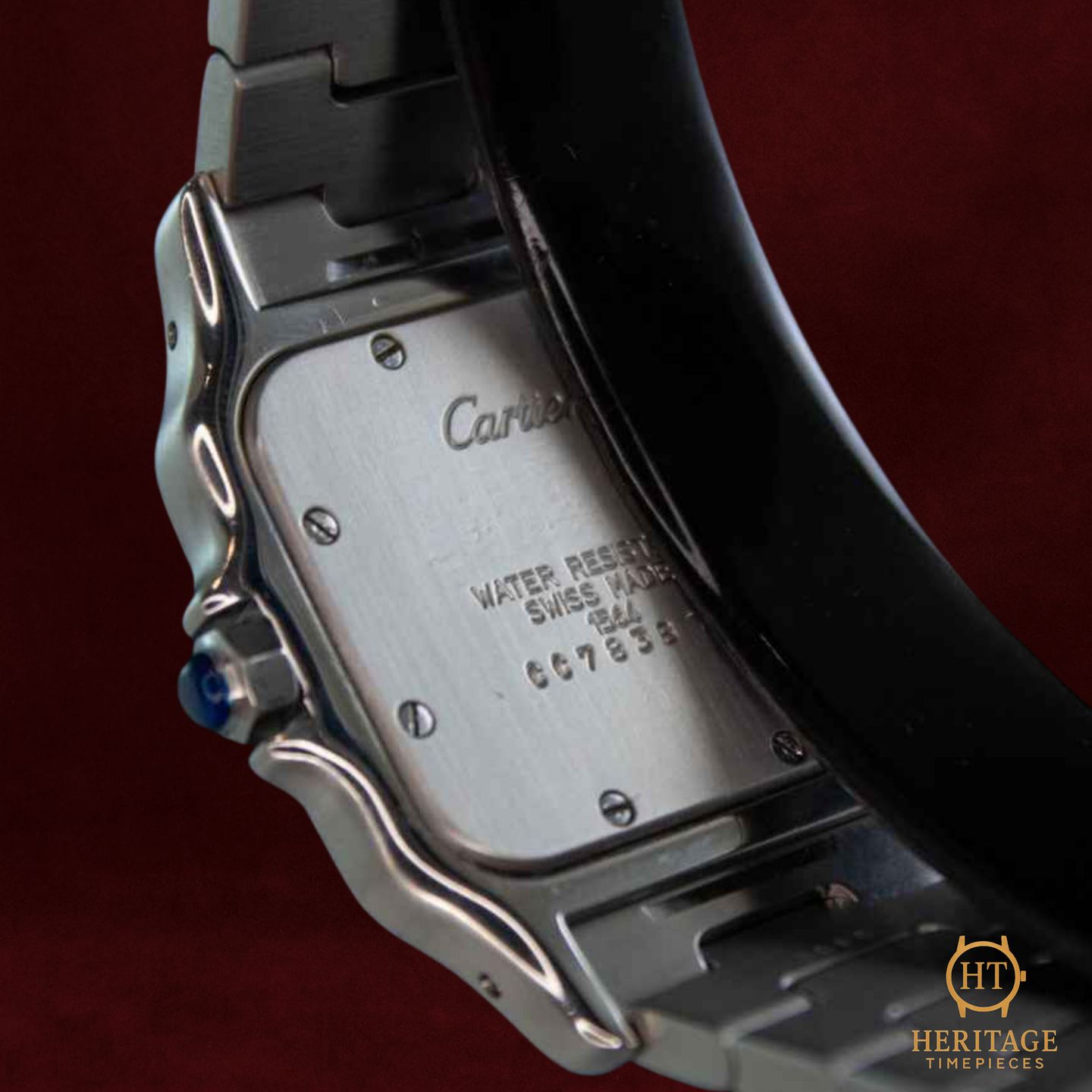 Cartier Santos Galbée 1564 (Unknown (random serial)) - 29 mm Steel case (8/8)