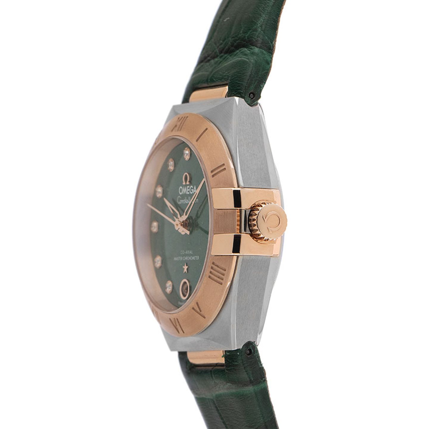 Omega Constellation 131.23.29.20.99.001 (2022) - Green dial 29 mm Steel case (3/6)