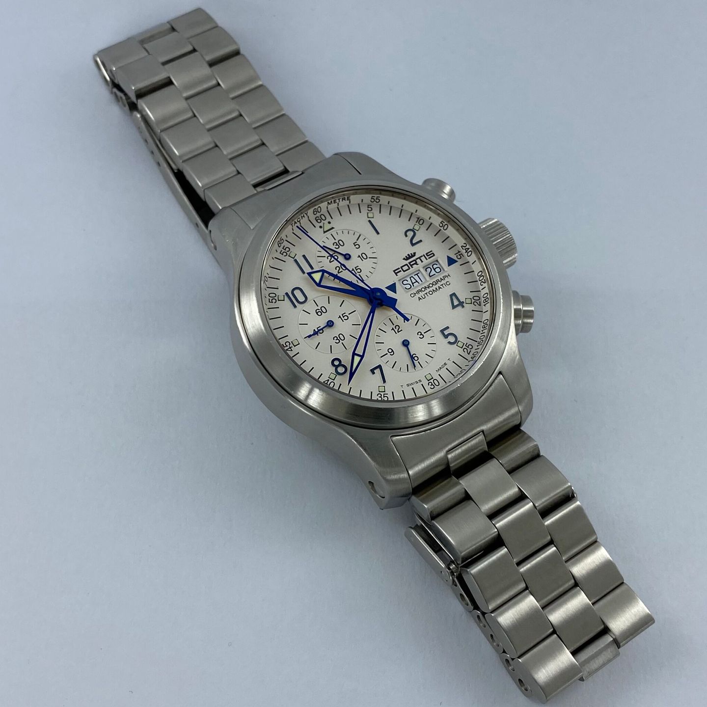 Fortis B-42 - (2005) - White dial 42 mm Steel case (3/7)