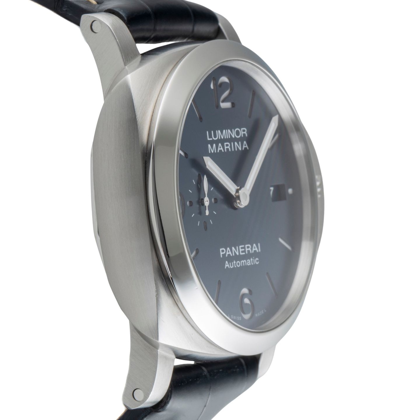 Panerai Luminor Marina PAM01313 (Unknown (random serial)) - Blue dial 44 mm Steel case (6/8)