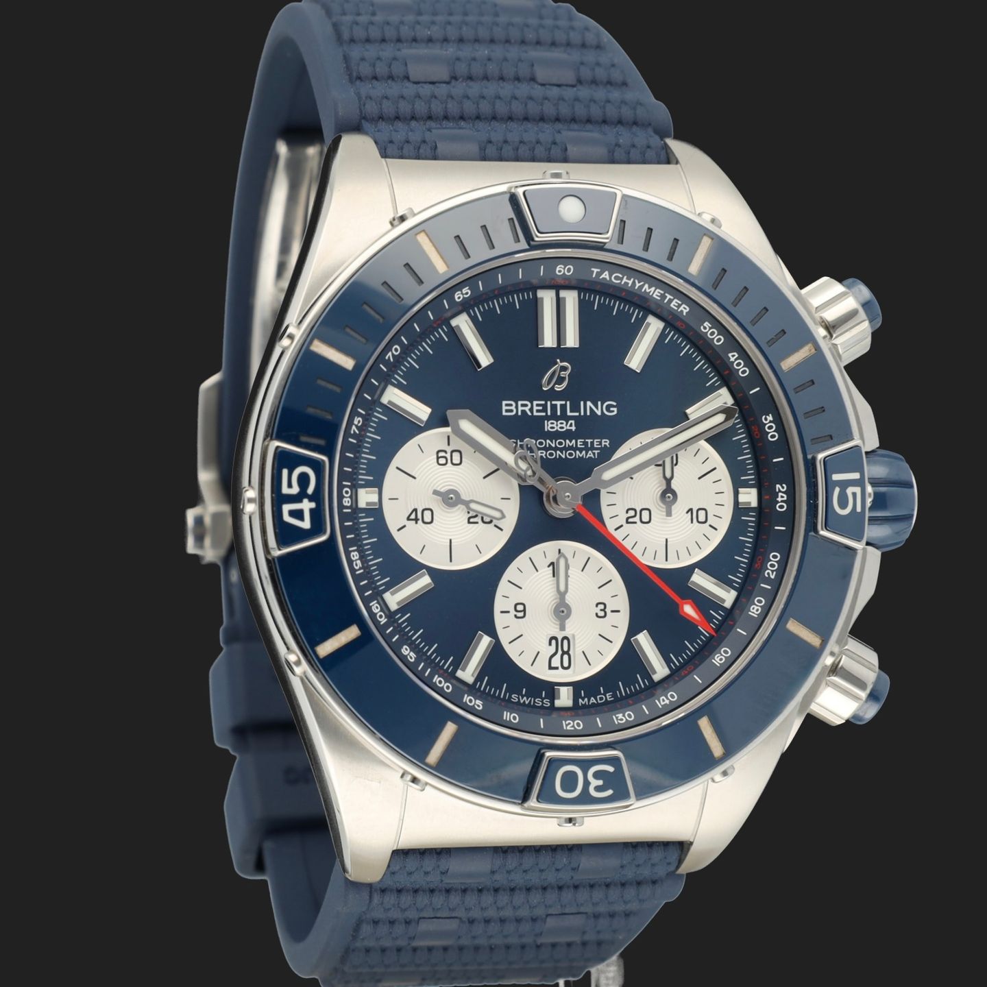 Breitling Chronomat AB0136161C1S1 (2023) - Blue dial 44 mm Steel case (4/8)