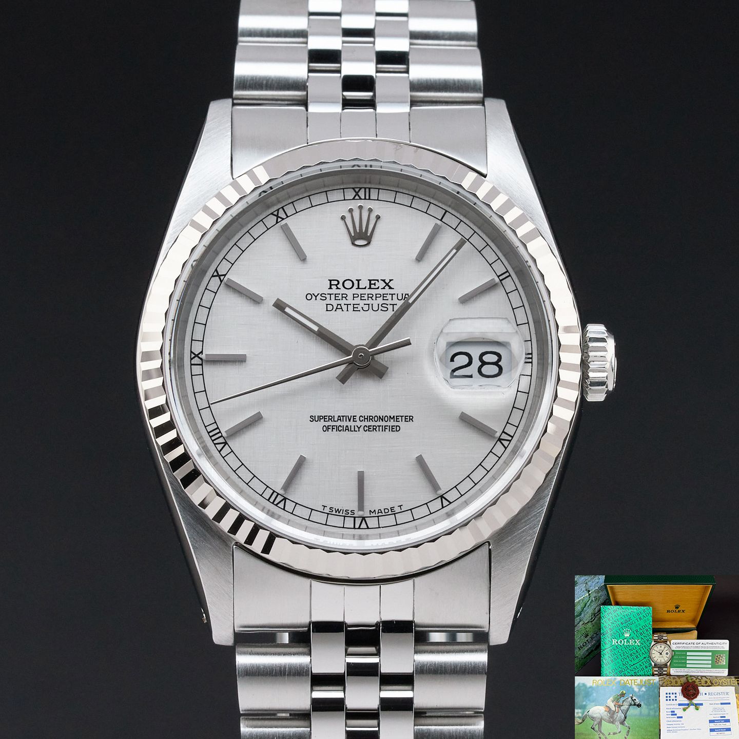 Rolex Datejust 36 16234 (1990) - 36 mm Steel case (1/8)