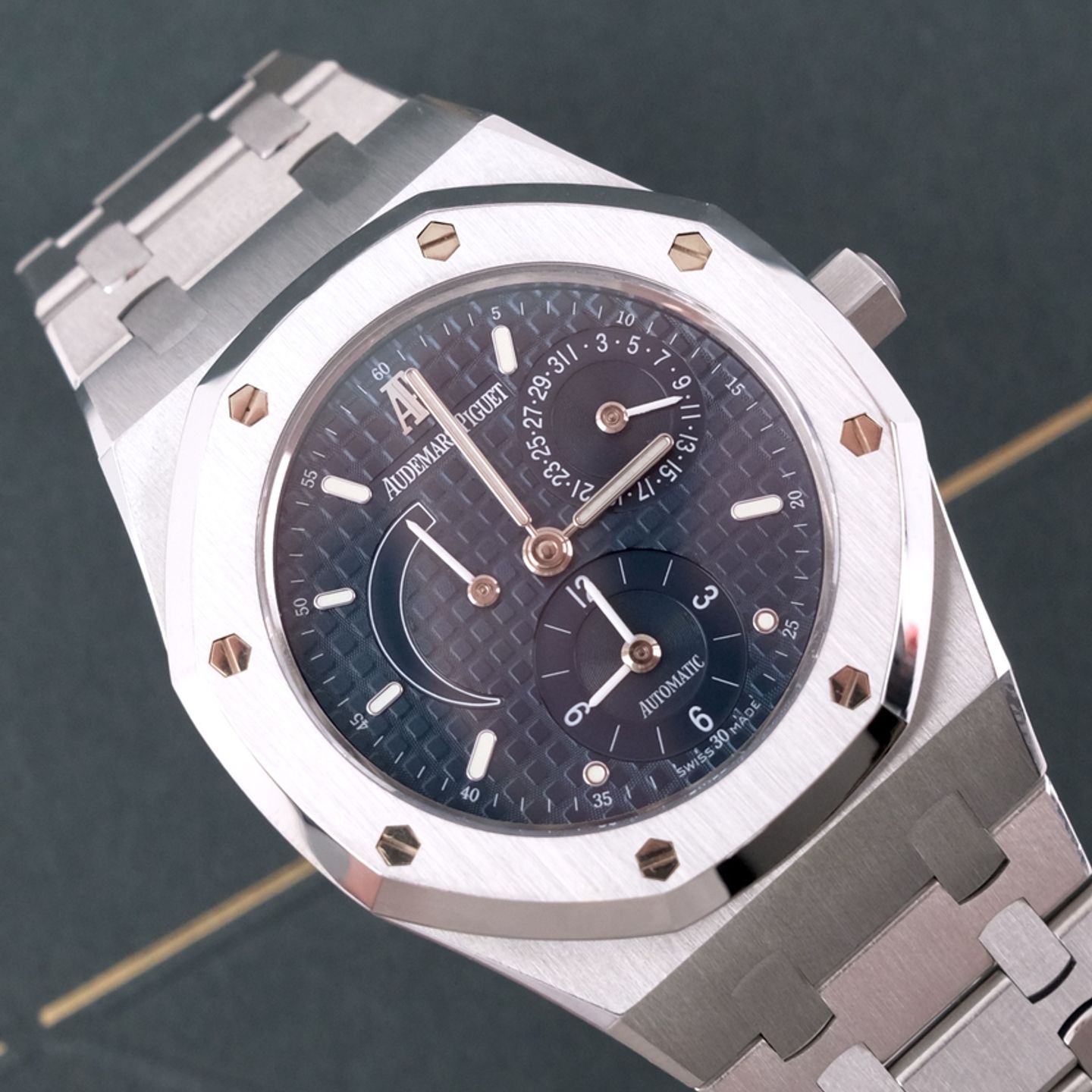 Audemars Piguet Royal Oak Dual Time 25730ST (1994) - 36 mm Steel case (5/8)