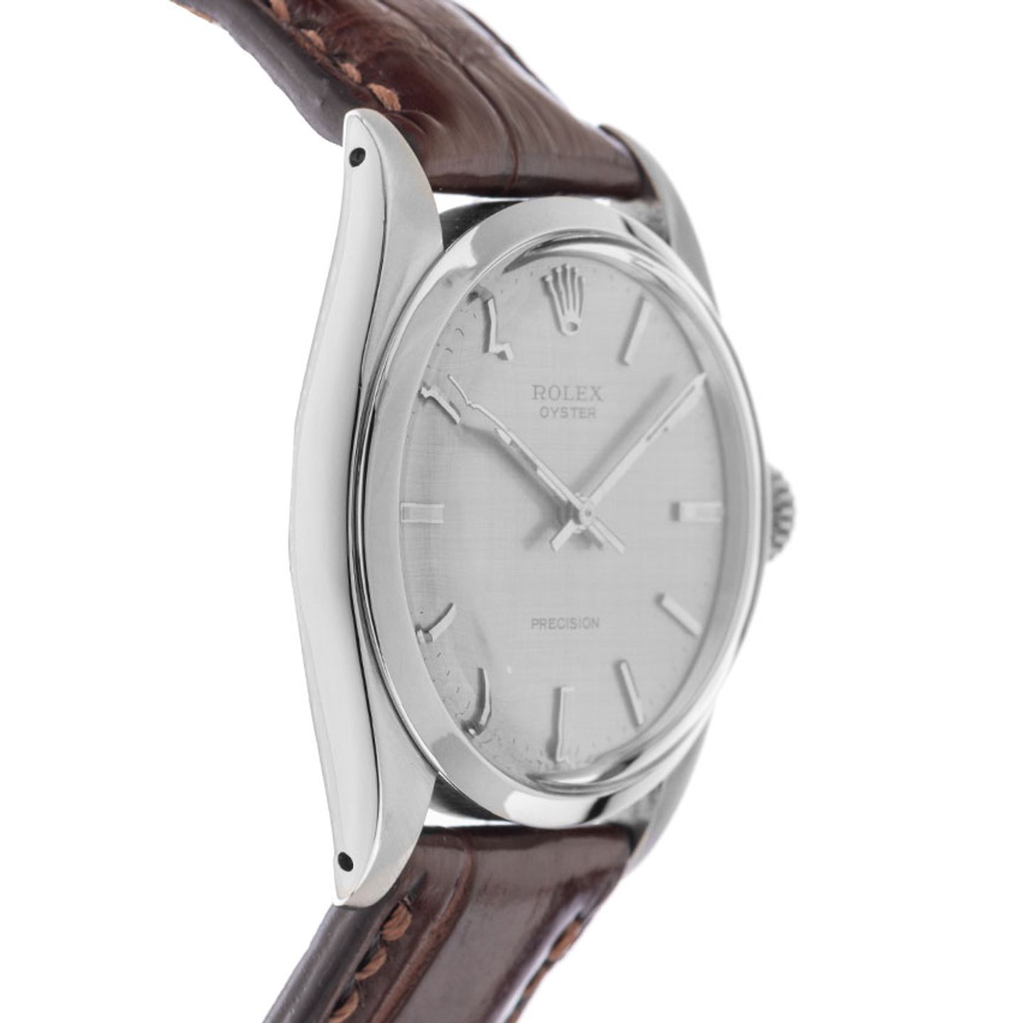 Rolex Oyster Precision 6426 (1972) - Zilver wijzerplaat 34mm Staal (5/8)