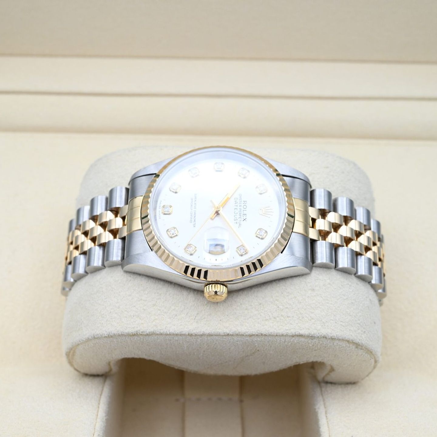 Rolex Datejust 36 16233 (1996) - 36mm Goud/Staal (4/7)