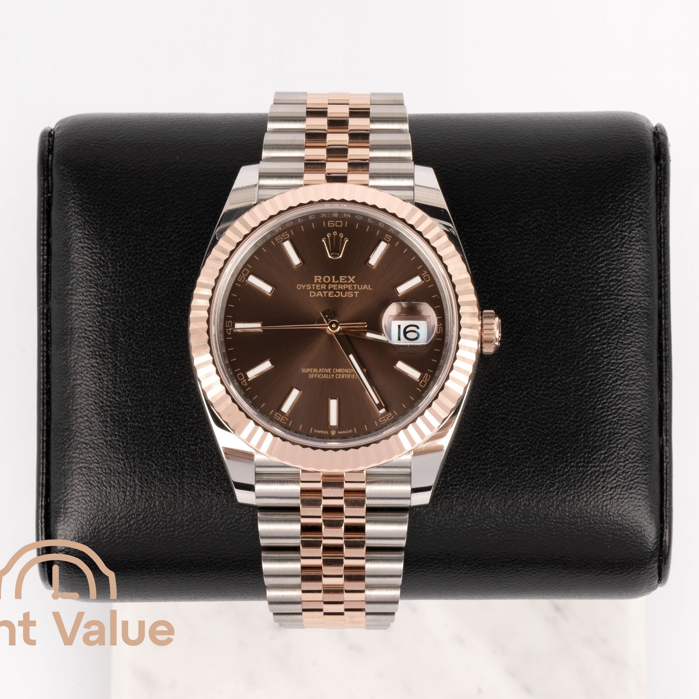 Rolex Datejust 41 126331 (2021) - Bruin wijzerplaat 41mm Goud/Staal (1/1)